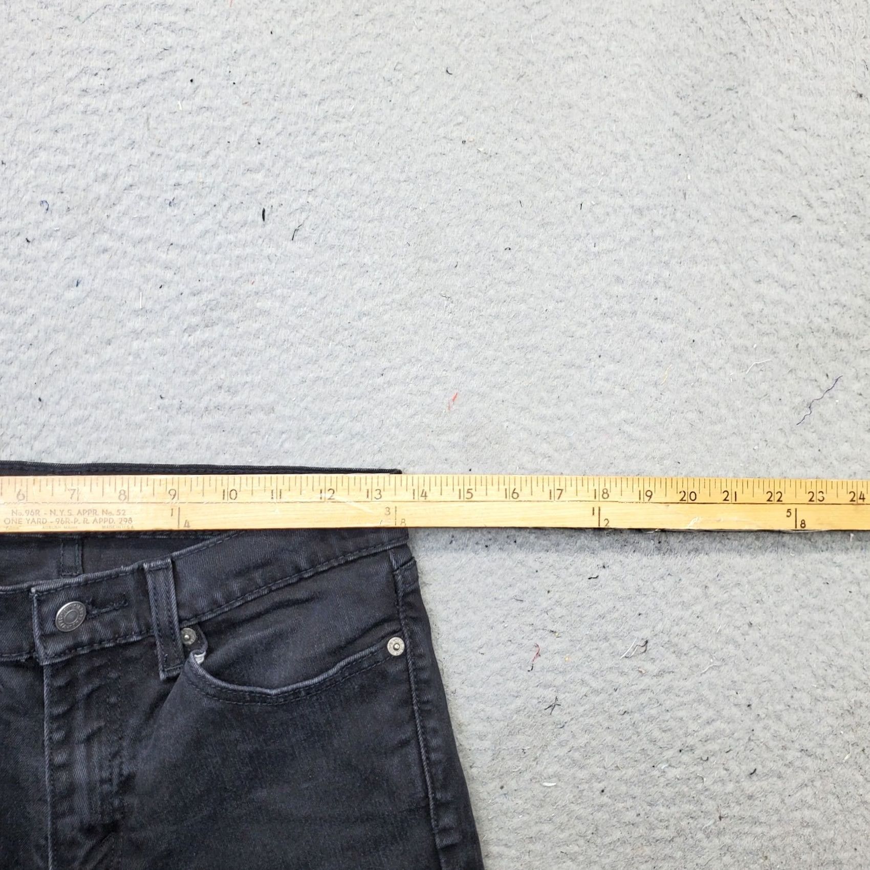 Levi's Levi's 511 Straight Jeans Mens Size 28 Black Denim 5-Pockets Dark Wash Streetwear Denim Jeans Size US 28 / EU 44 - 6 Thumbnail