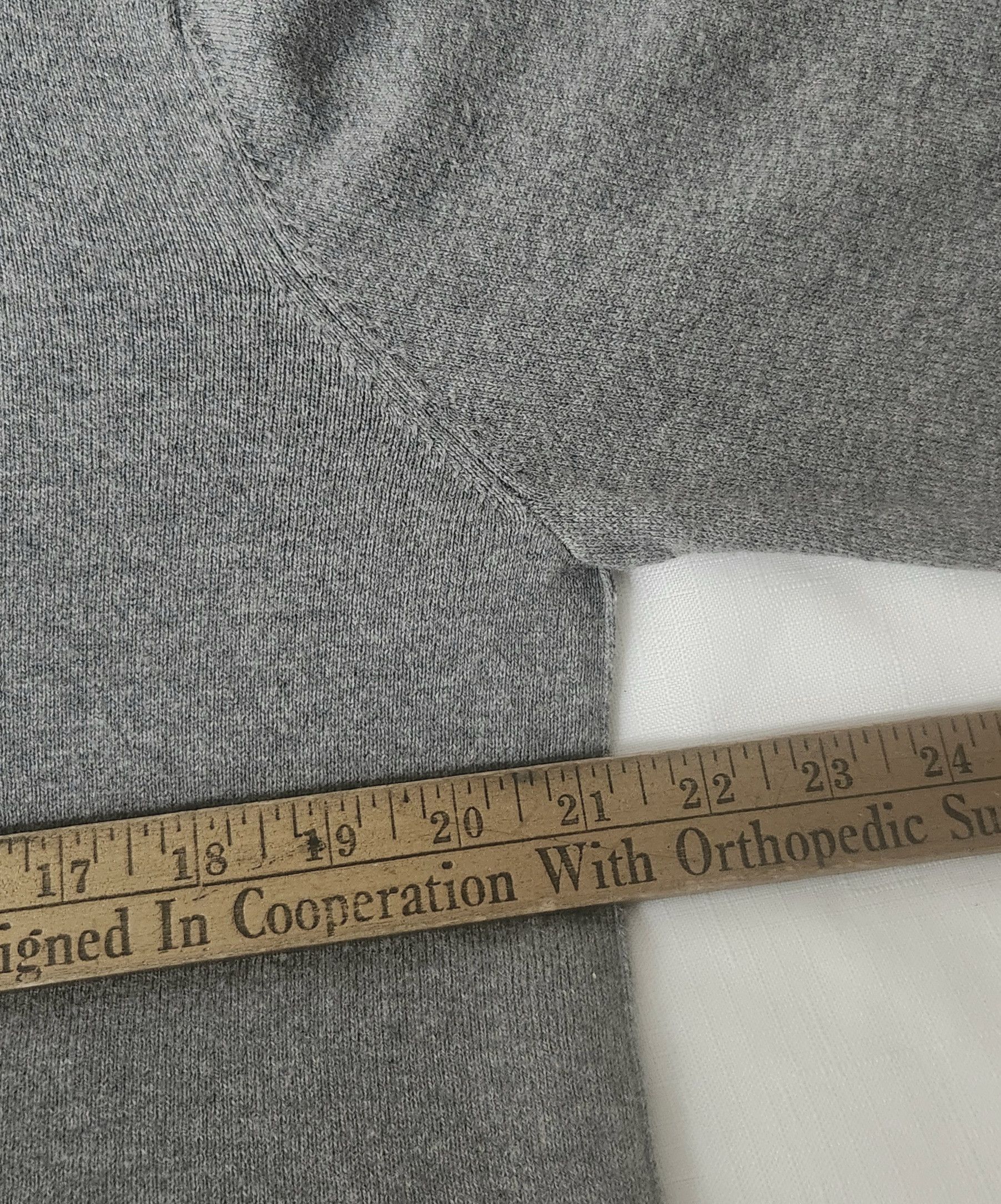 Vuori Vuori Fluent 5% Cashmere 95% Cotton Sweater Gray V250 small Size US S / EU 44-46 / 1 - 7 Thumbnail