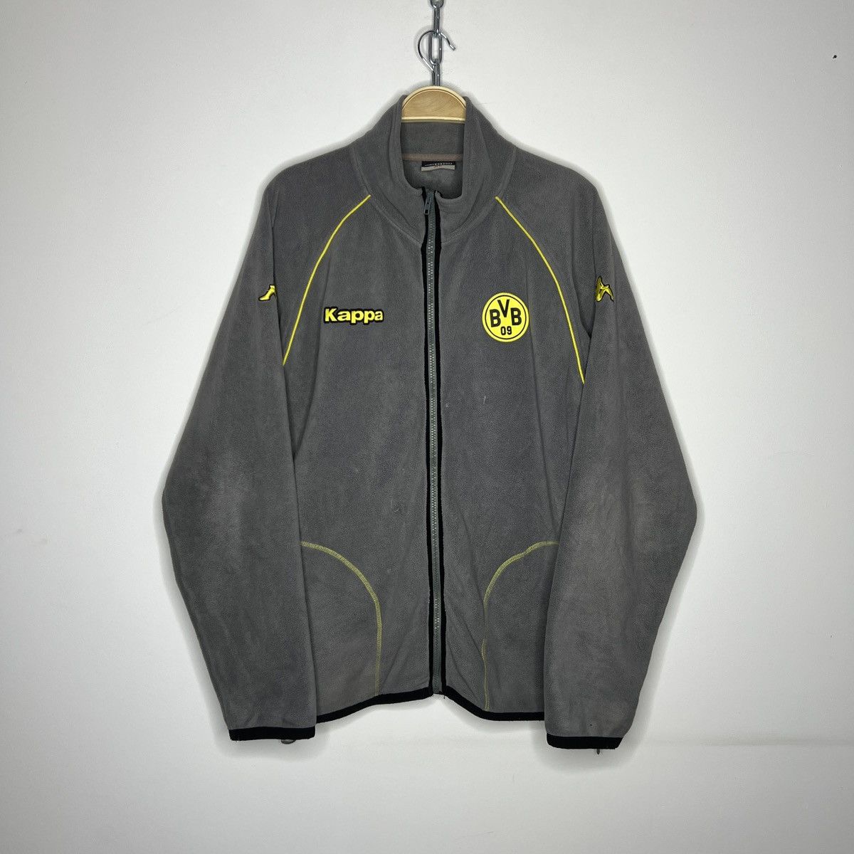 Kappa Vintage Kappa Borussia Dortmund fleece zip Jacket Sweatshirt Size US XL / EU 56 / 4 - 1 Thumbnail