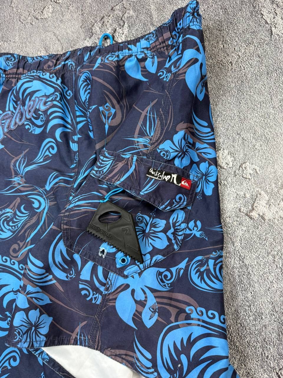 Quiksilver Y2K Quiksilver Tropic Blue Shorts Surf 2000s Size US 33 - 10 Thumbnail