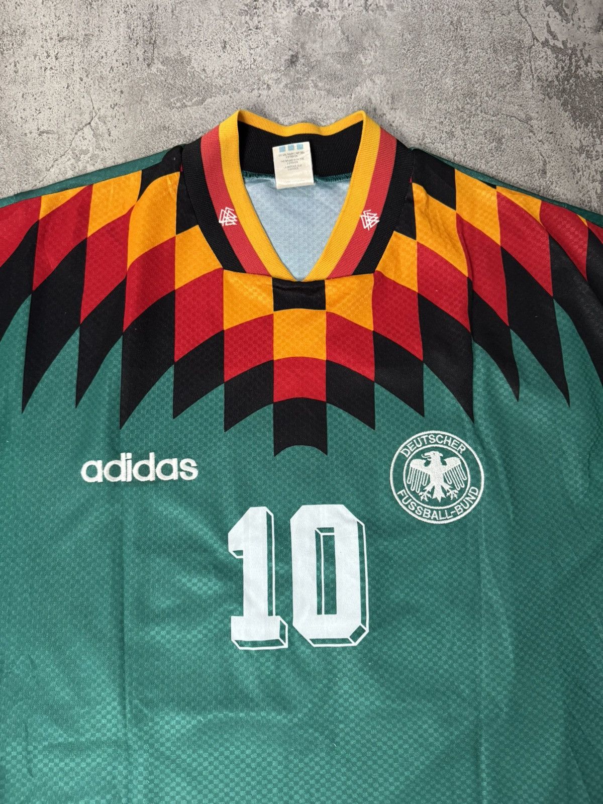 Adidas VINTAGE ADIDAS GERMANY 1994 WORLD CUP AWAY JERSEY Size US S / EU 44-46 / 1 - 2 Thumbnail