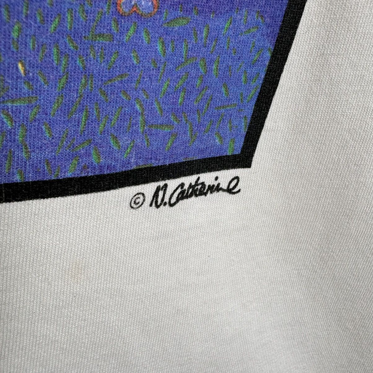 Vintage Vtg 90s 4th World Pirate Skateboard Norman Catherine Art Tee Size US XL / EU 56 / 4 - 5 Thumbnail