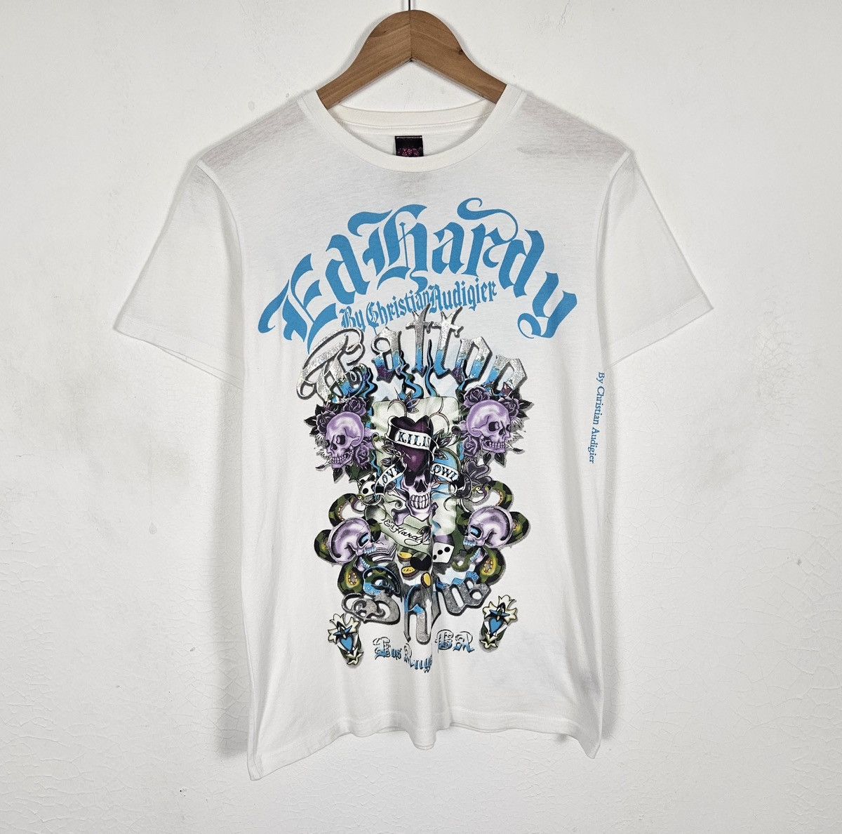 Ed Hardy Ed Hardy by Christina Audigier Love Kills Slowly Gamble tee Size US S / EU 44-46 / 1 - 3 Thumbnail