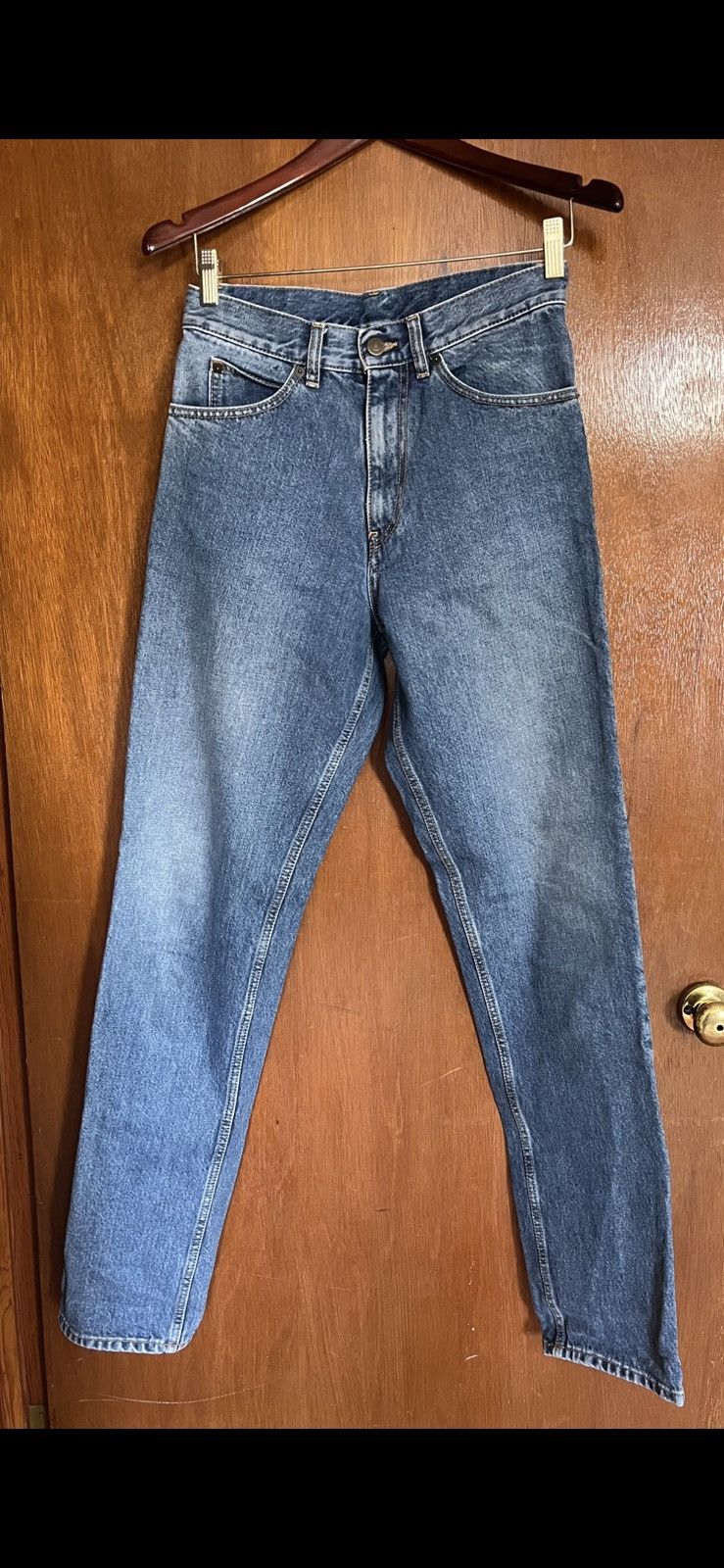 Maison Margiela Maison Margiela Straight Leg Blue Five Pocket Jeans Size 27" / US 4 / IT 40 - 1 Thumbnail