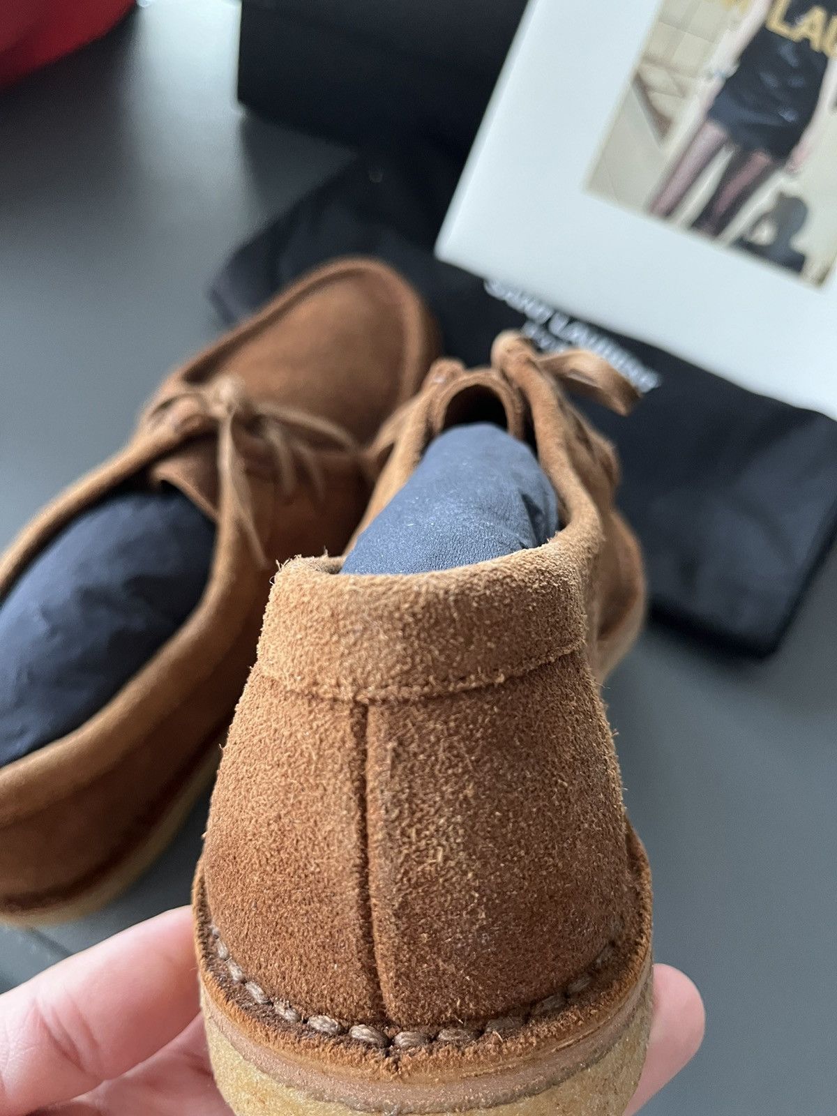 Hedi Slimane × Saint Laurent Paris × Yves Saint Laurent Saint Laurent Runway Classic Suede Leather Shoes Limited Size US 10.5 / EU 43-44 - 9 Thumbnail
