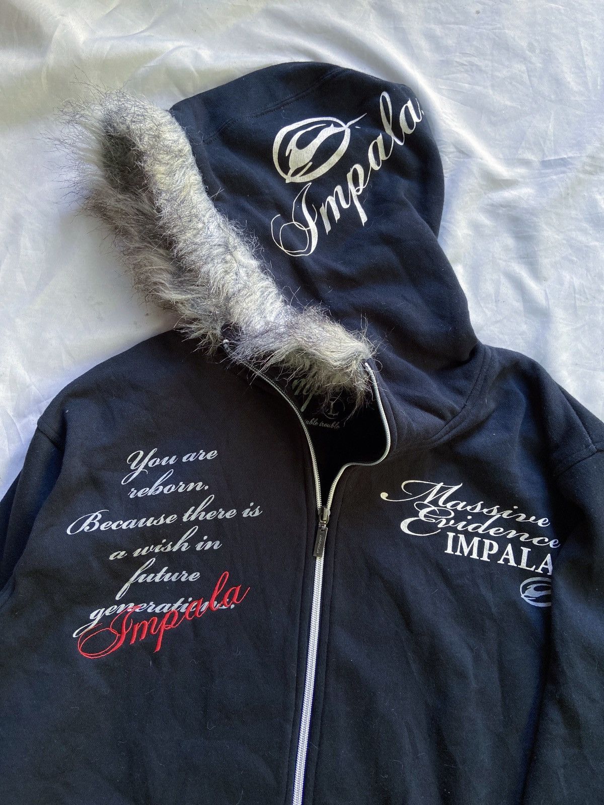 Beauty Beast THERE IS A WAITING PERSON IMPALA FUR ZIP HOODIE Size US L / EU 52-54 / 3 - 7 Thumbnail