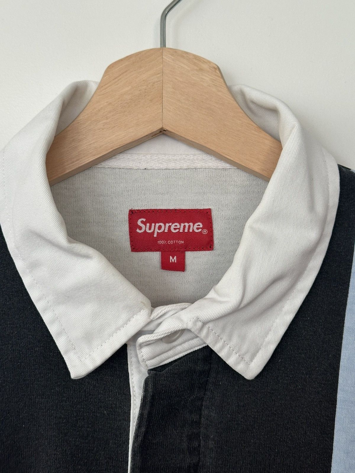 Supreme Supreme Stripe S/S Rugby Size US M / EU 48-50 / 2 - 4 Thumbnail