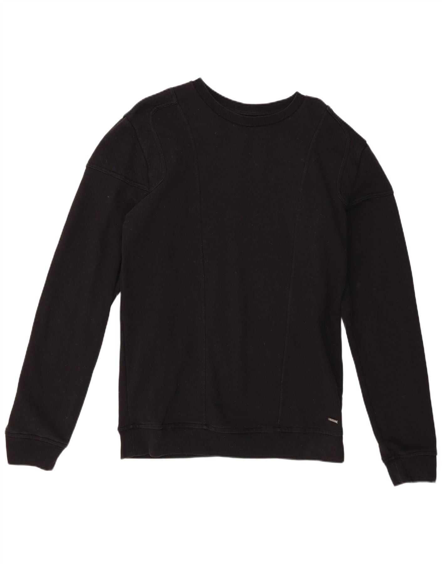 Diesel Mens Sweatshirt Jumper XL Black Cotton Size US L / EU 52-54 / 3 - 1 Thumbnail
