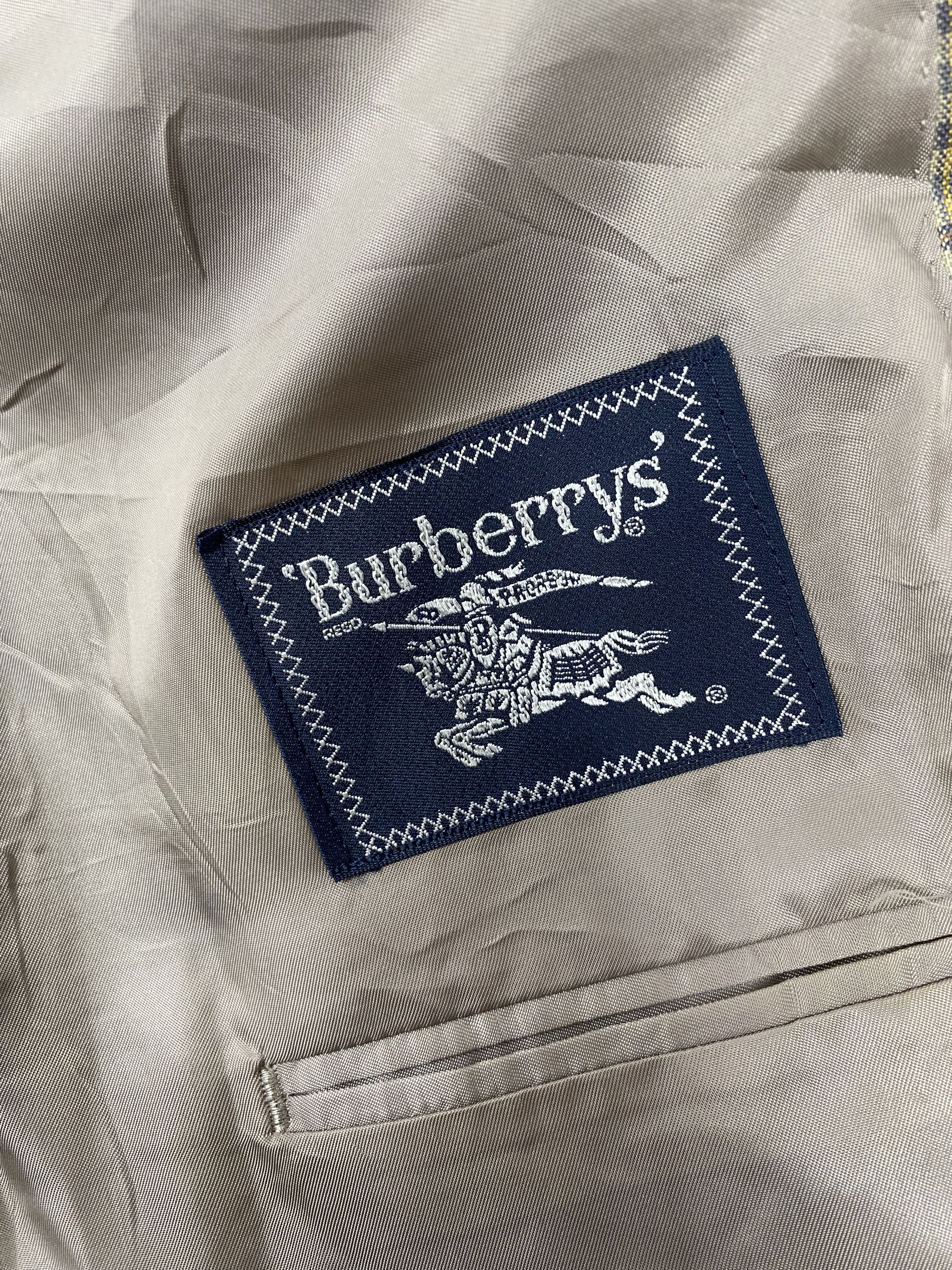 Burberry × Vintage Vintage Burberry Checkered Blazers Size 36R - 10 Thumbnail