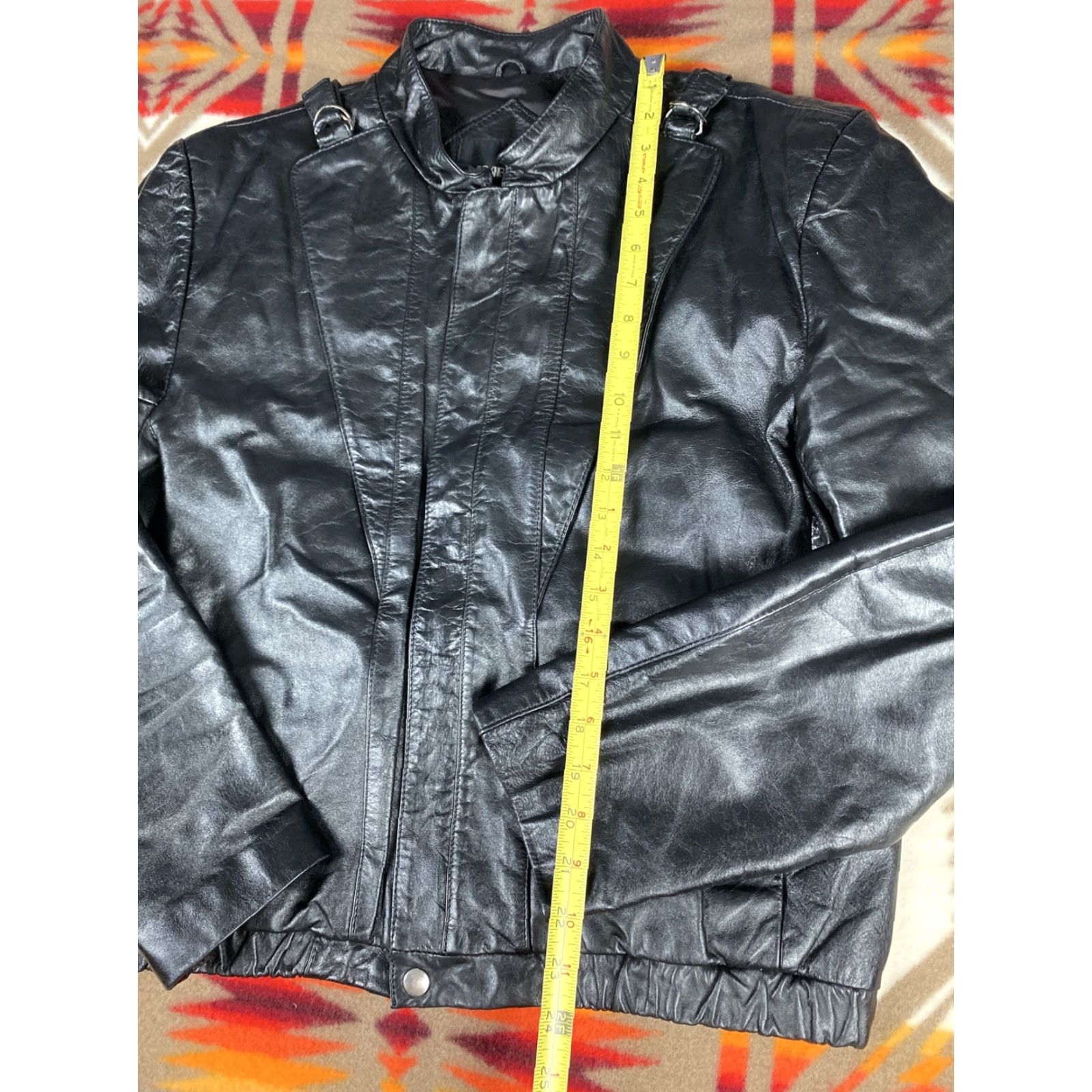 Casablanca VINTAGE Casablanca Leather Bomber Jacket Sz 42 Men Black Size US XS / EU 42 / 0 - 5 Thumbnail