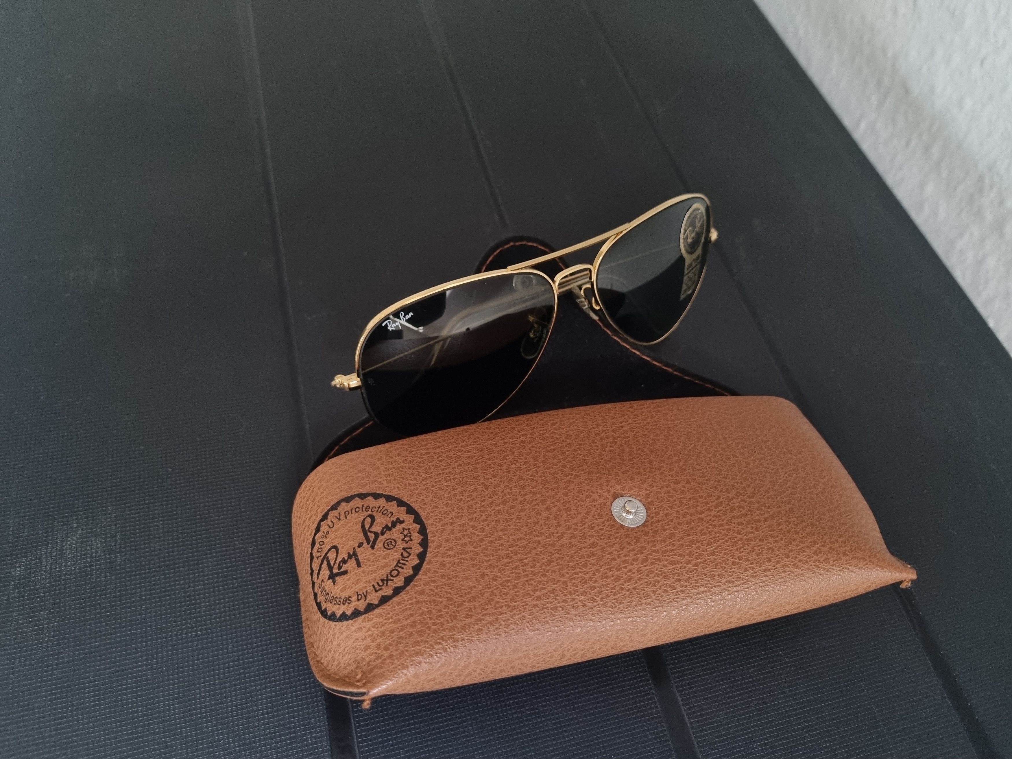 RayBan B&L Ray Ban USA Vintage Aviator 100% UV, G-15 | L2846 |62mm Size ONE SIZE - 17 Thumbnail