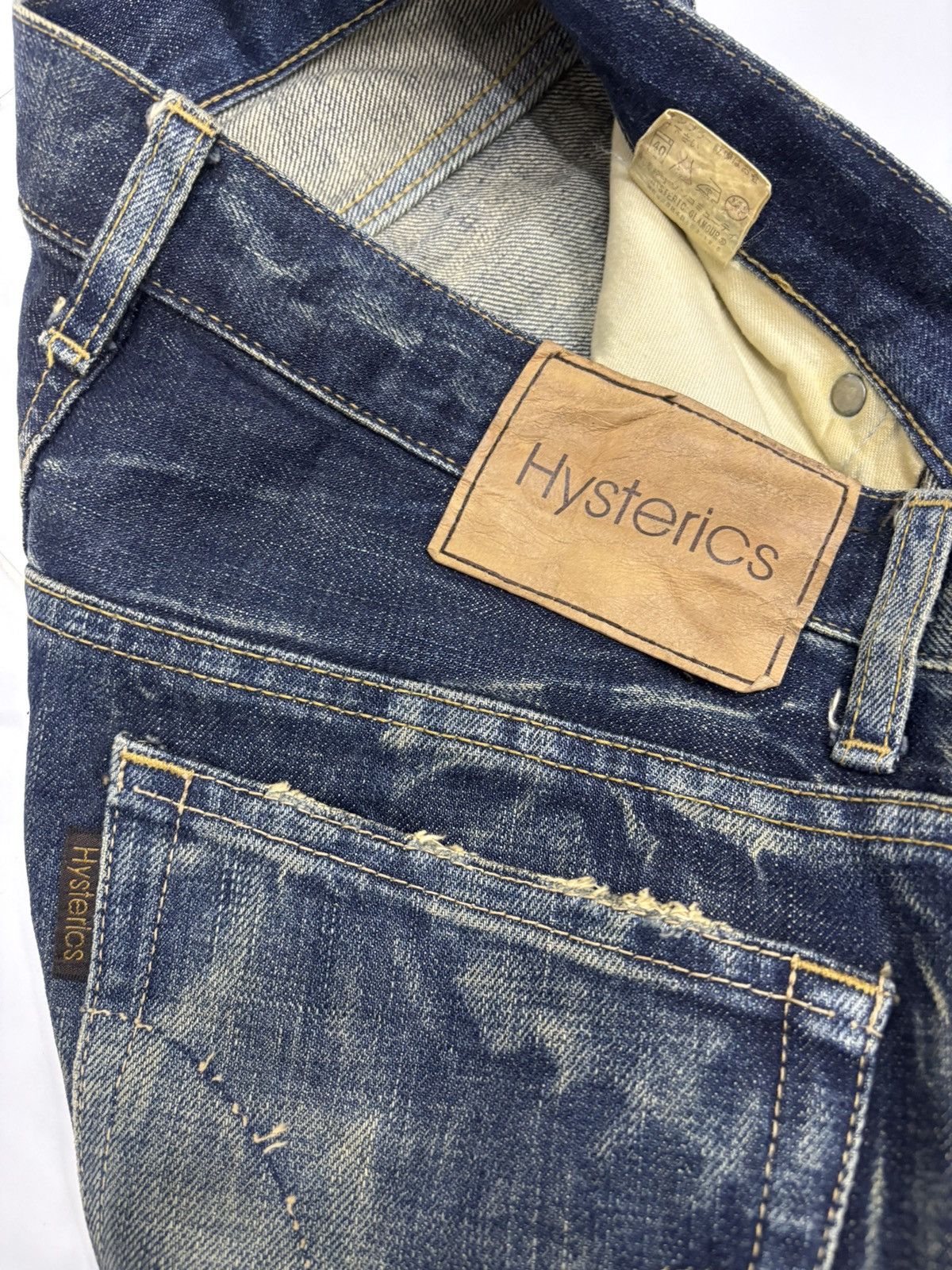 Hysteric Glamour × Vintage HYSTERIC GLAMOUR BOOTCUT DENIM JEANS Size 31" - 9 Thumbnail