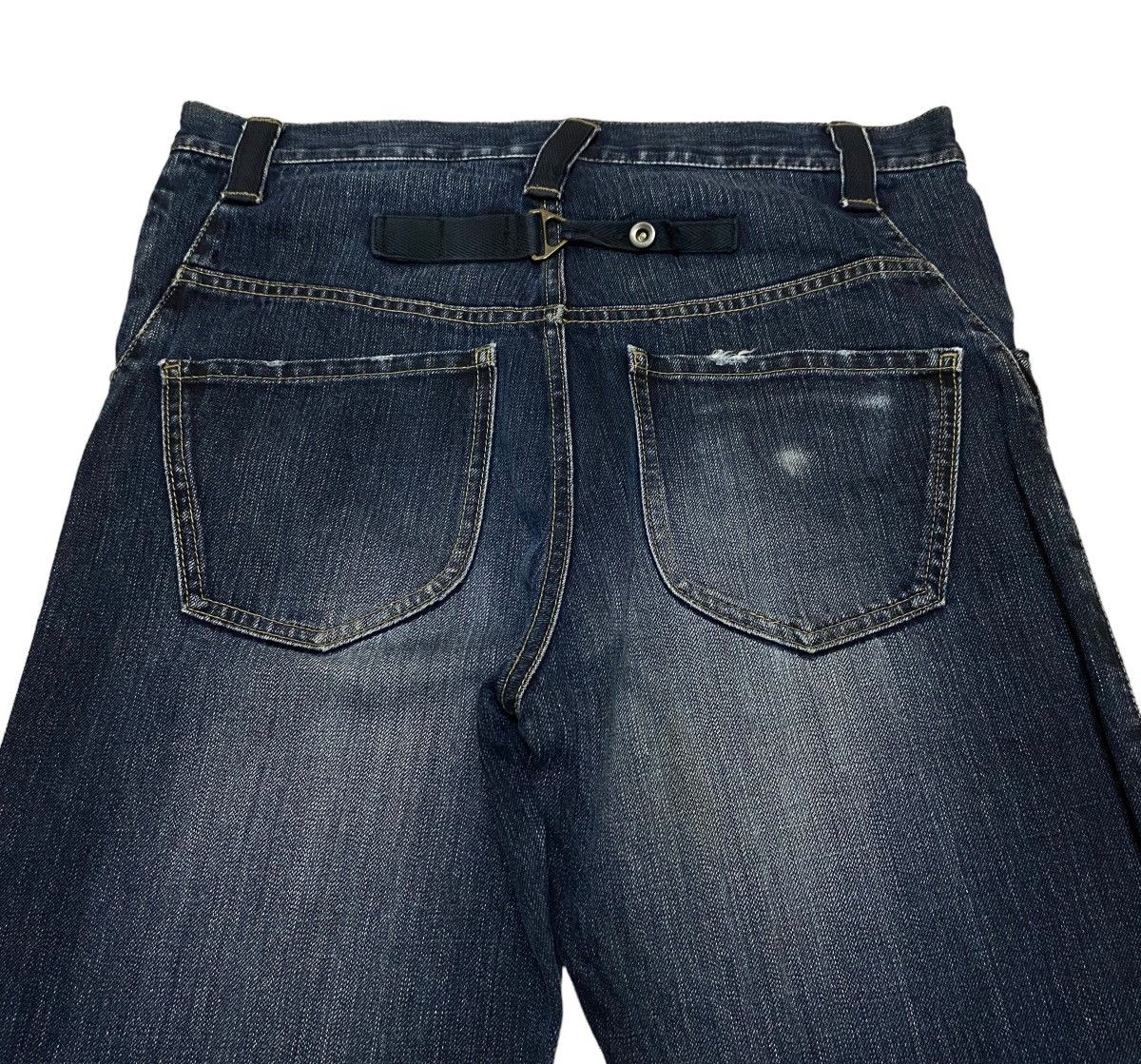 If Six Was Nine × PPFM Very Rare Design Vintage Brand PPFM Tactical Jeans 1990s Size US 34 / EU 50 - 4 Thumbnail