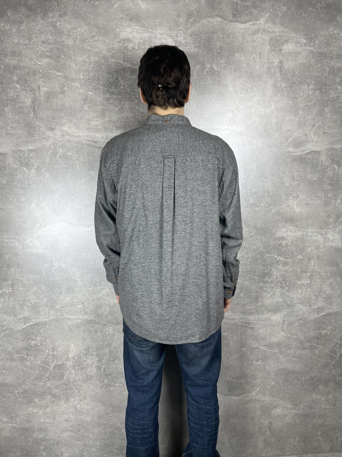 Carhartt Wip × Flannel Carhartt WIP Grey Flannel Workwear Skateboarding Shirt Size US XL / EU 56 / 4 - 10 Thumbnail