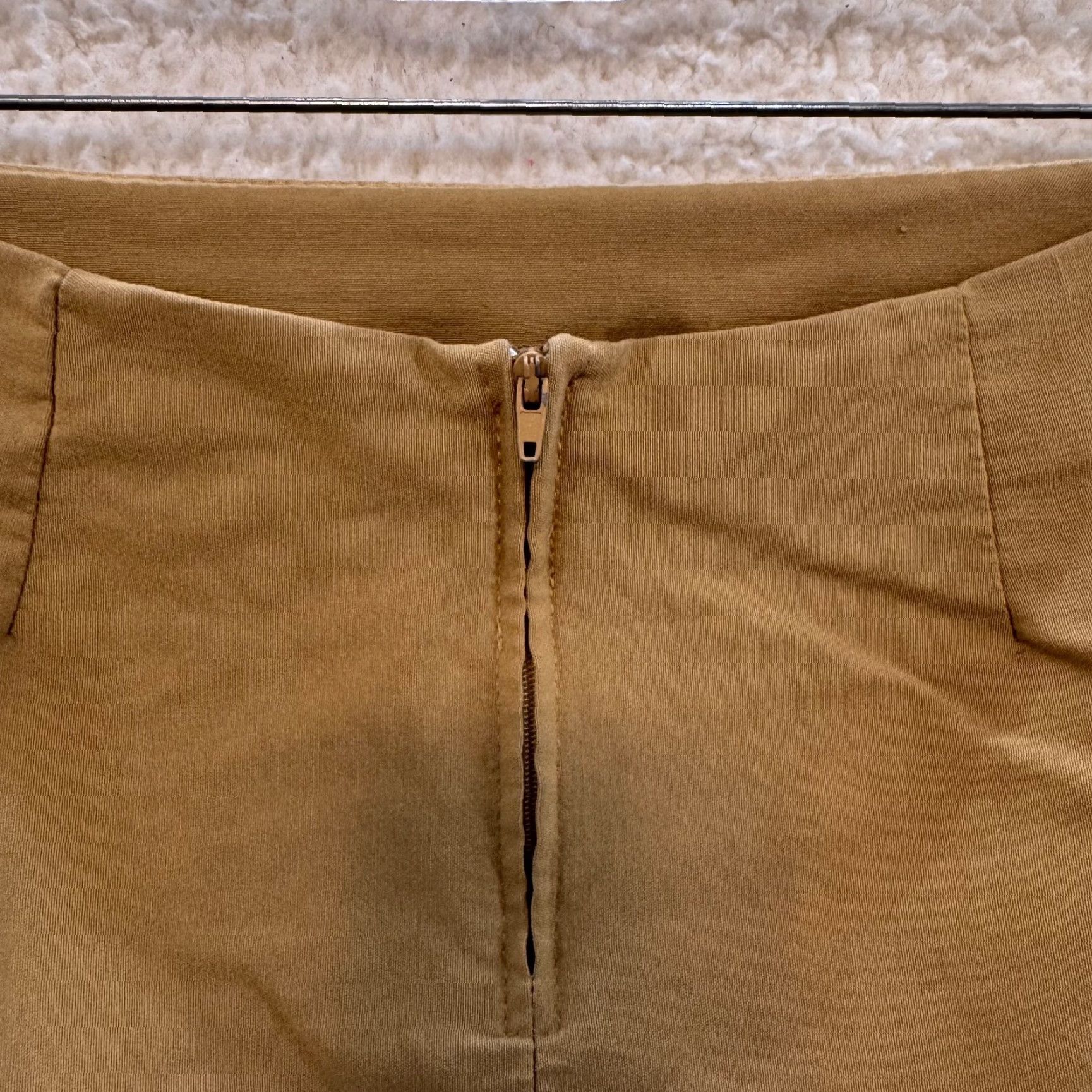 Vintage VINTAGE 90s Y2K Spice WEar Mini Skirt 4 Small Beige Tan Corpcore Office Siren Fairy Women's? Size 27" / US 4 / IT 40 - 4 Thumbnail