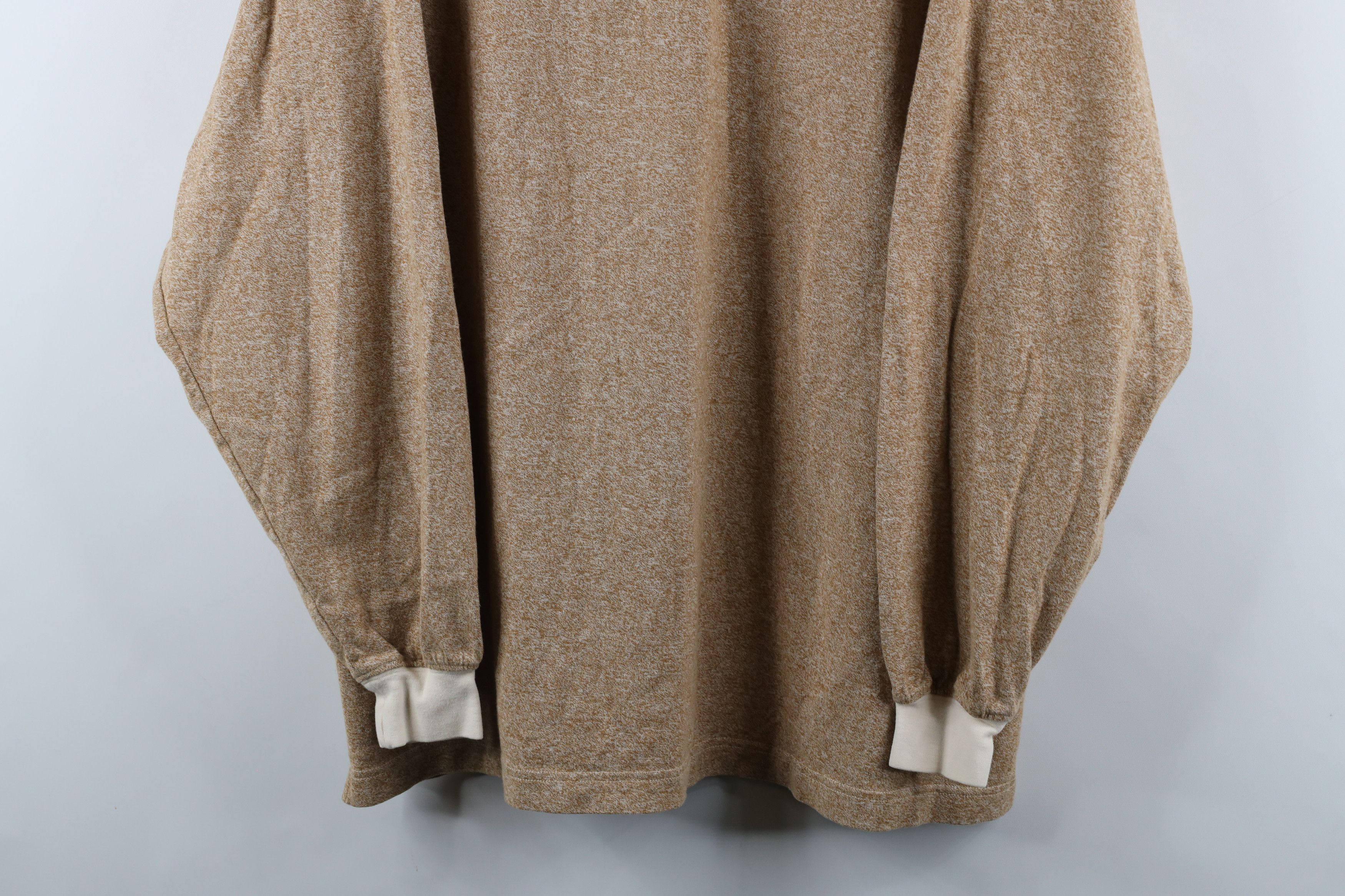Vintage Vintage 90s Streetwear Long Sleeve Rugby Polo Shirt Beige Size US M / EU 48-50 / 2 - 3 Thumbnail