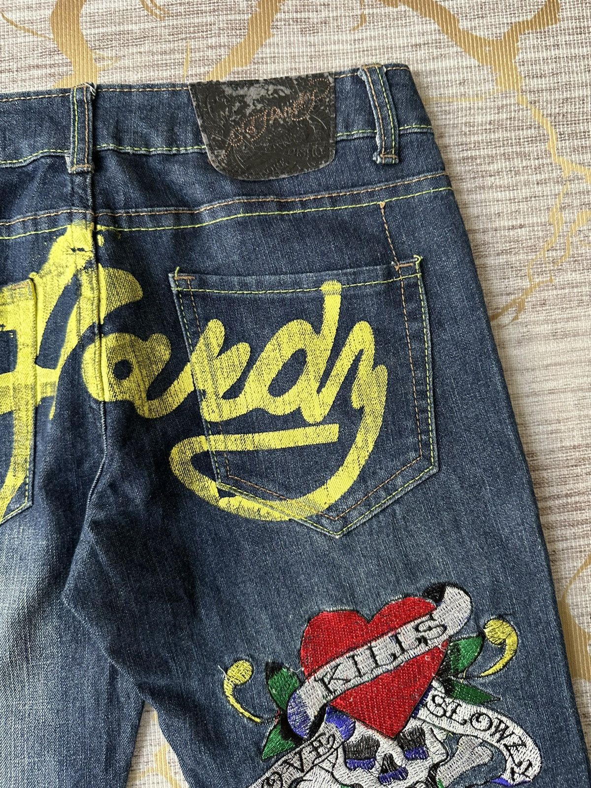 Ed Hardy Ed Hardy By Christian Audigier Low Rise Jeans Size US 29 - 16 Thumbnail