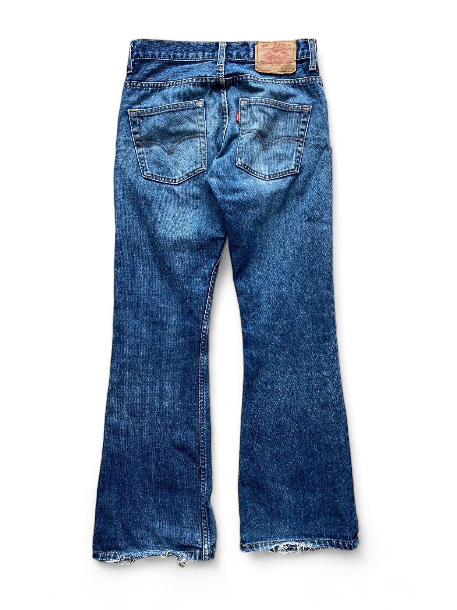 Levi's × Vintage Vintage Levi's Boot Cut Distressed Jeans Y2K Size 29" - 2 Thumbnail