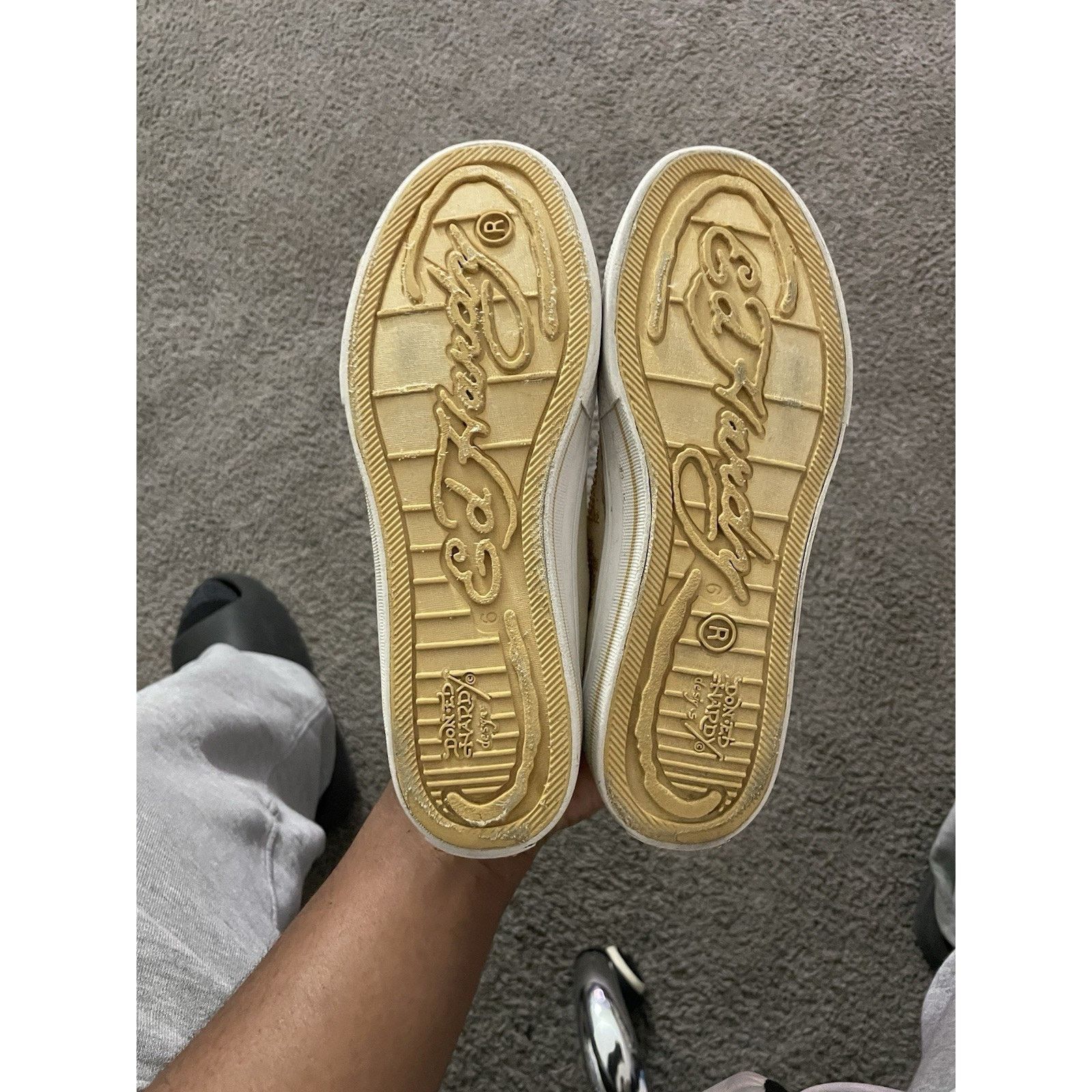 Ed Hardy Size 4.5y-VTG Ed Hardy King of Pop Michael Jackson Slip On Size US 5 / EU 37 - 5 Thumbnail