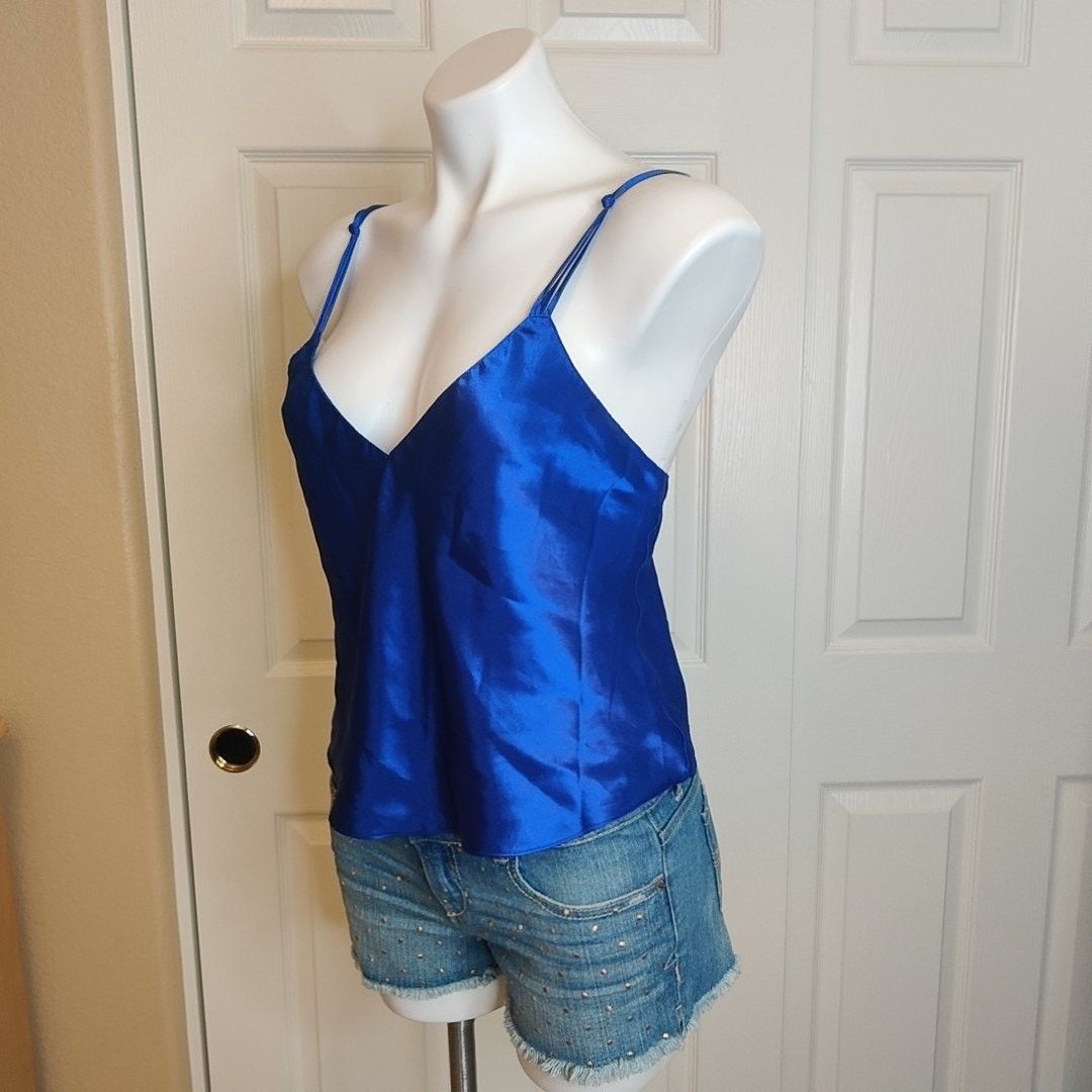 Victoria's Secret Vintage Victoria's Secret gold label satin camisole sz M Size ONE SIZE - 2 Thumbnail