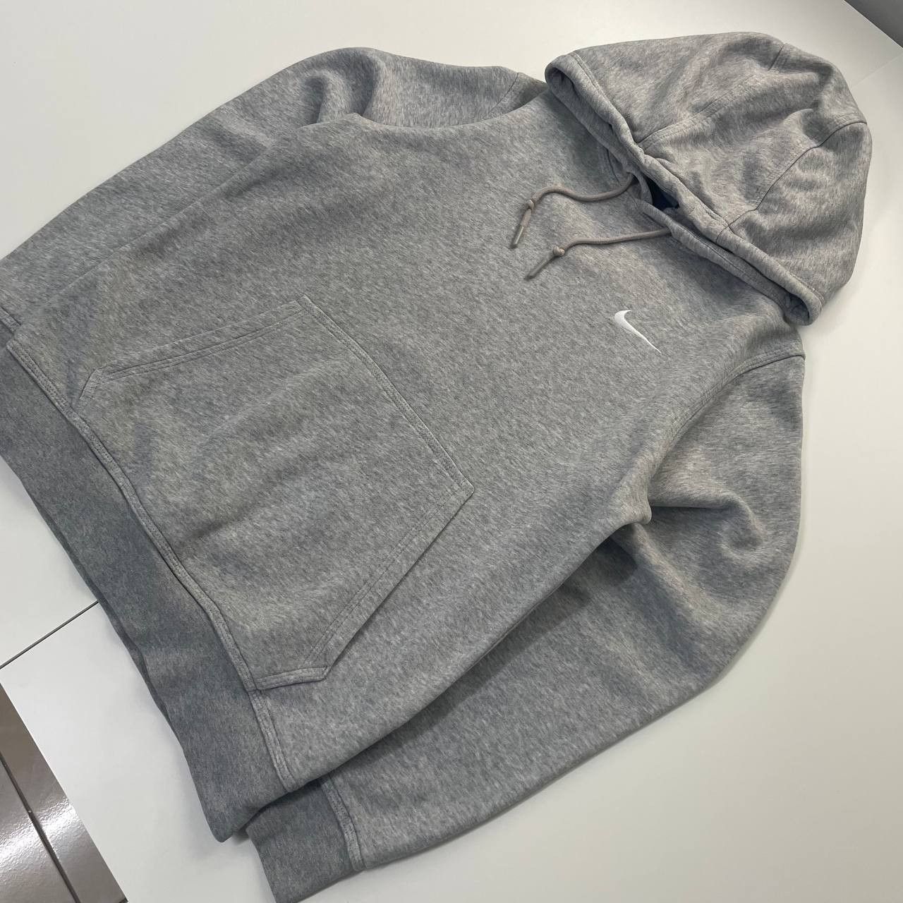 Nike × Vintage Vintage Nike Hoodie Grey Small Swoosh Logo Size US M / EU 48-50 / 2 - 6 Thumbnail