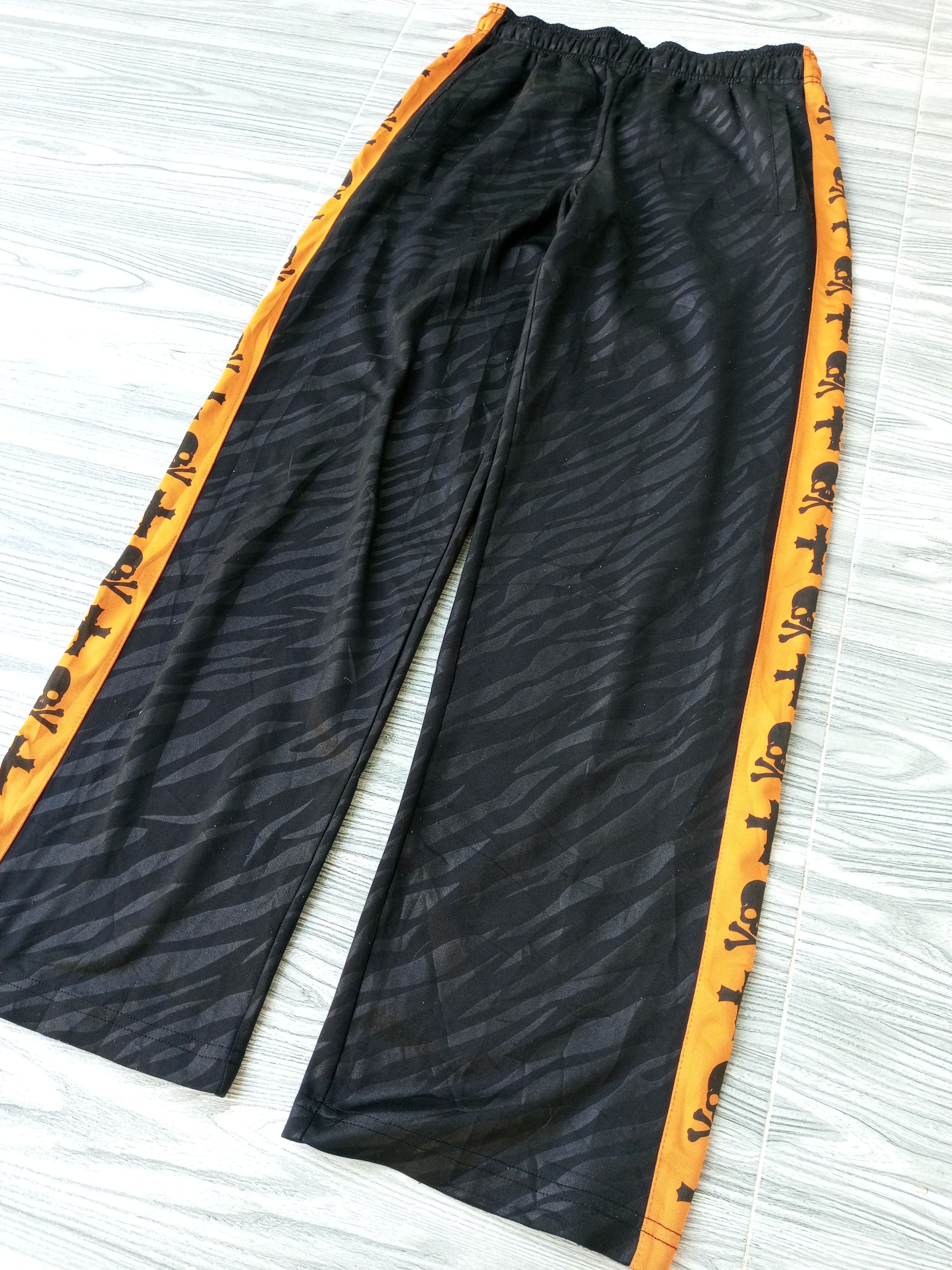 Japanese Brand Undefined Skull and Cross Track Pants Size US 32 / EU 48 - 2 Thumbnail
