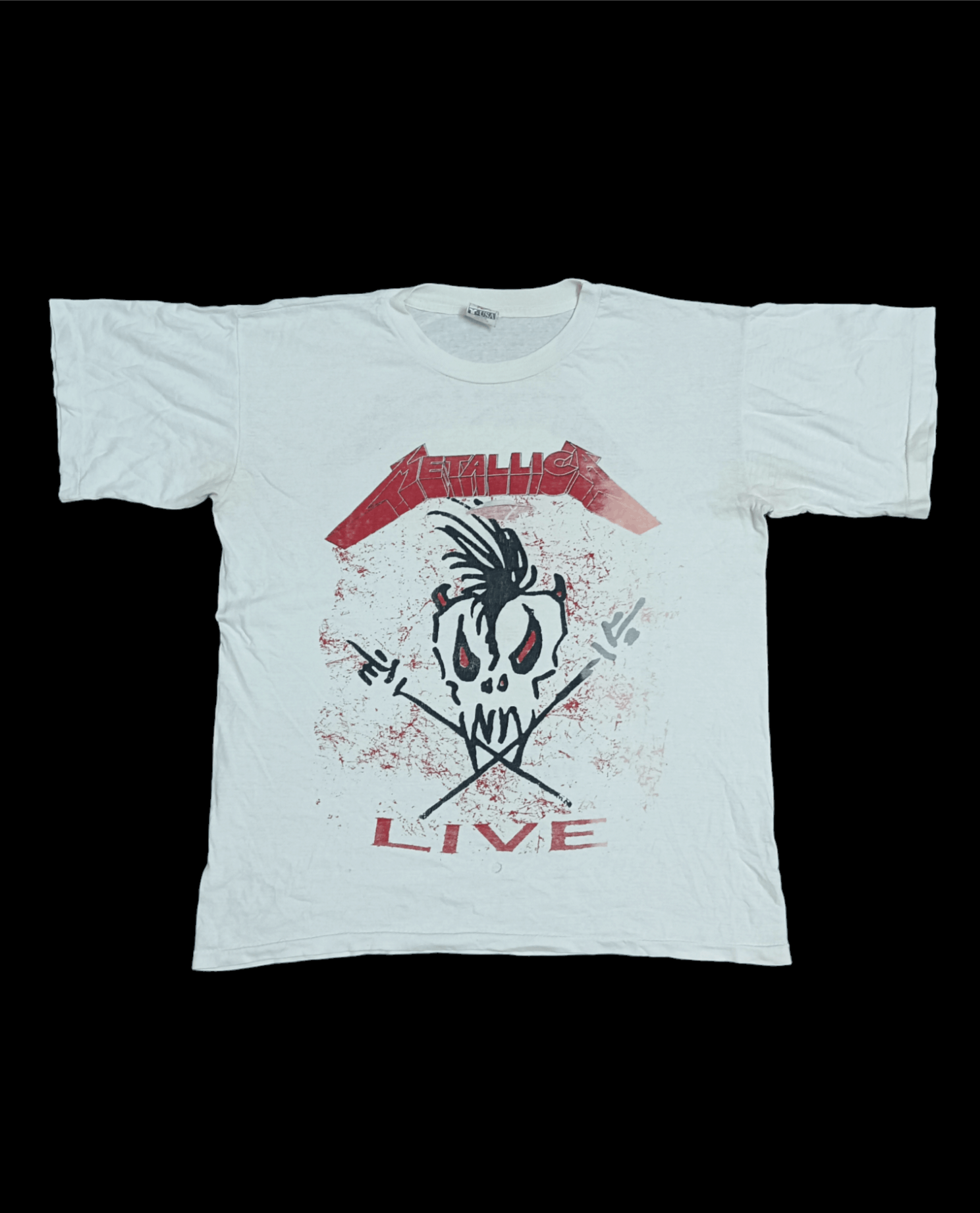 Band Tees Vintage 1994 Metallica Distressed Tour Tshirt Size US L / EU 52-54 / 3 - 1 Thumbnail