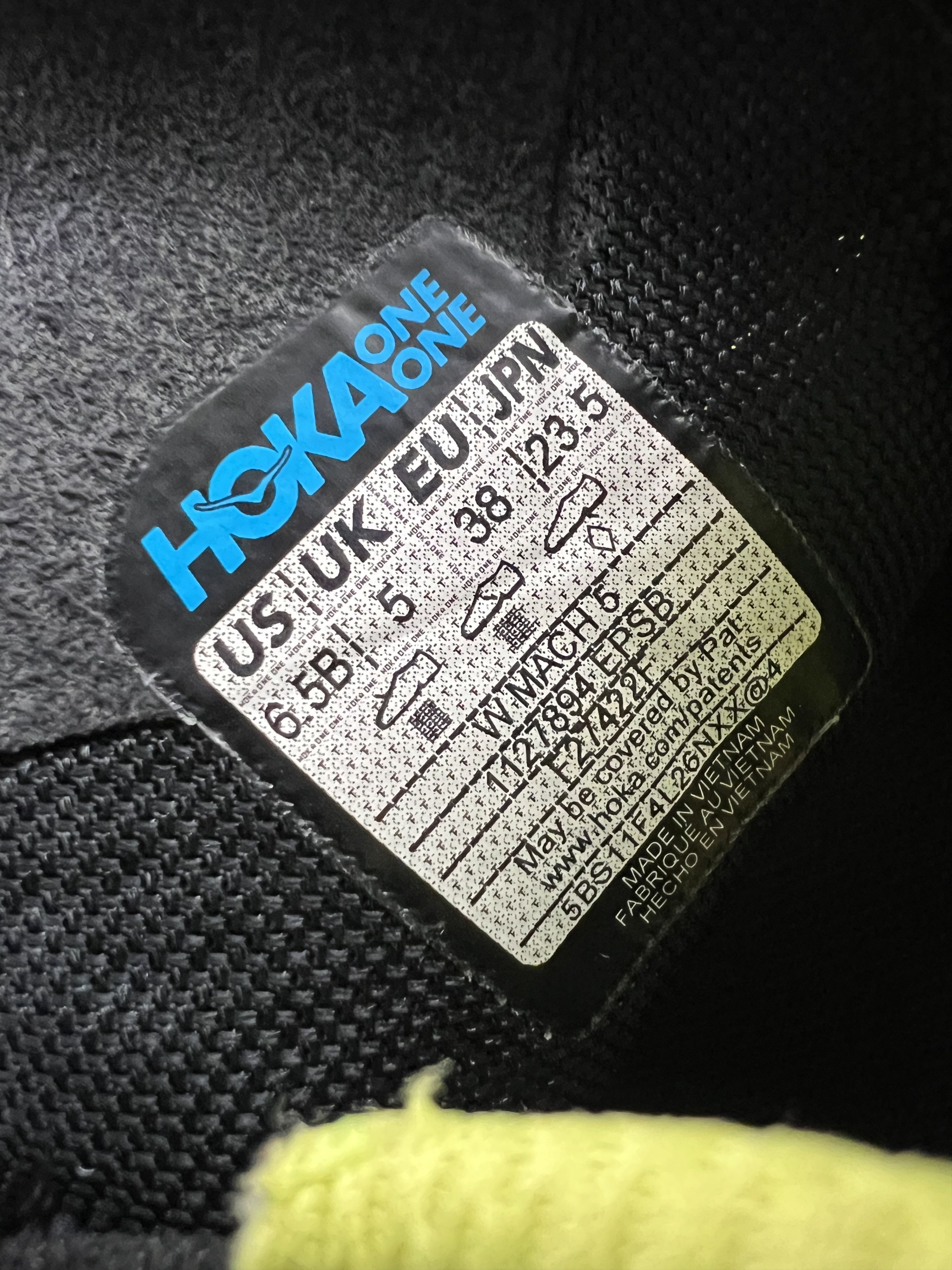 Hoka 6.5B Hoka One One Mach 5 Running Shoes Walking Gym Size US 6.5 / IT 36.5 - 7 Thumbnail