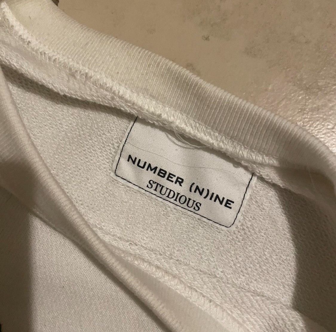 Number (N)ine number nine studious "anti world"crewneck Size US S / EU 44-46 / 1 - 2 Thumbnail