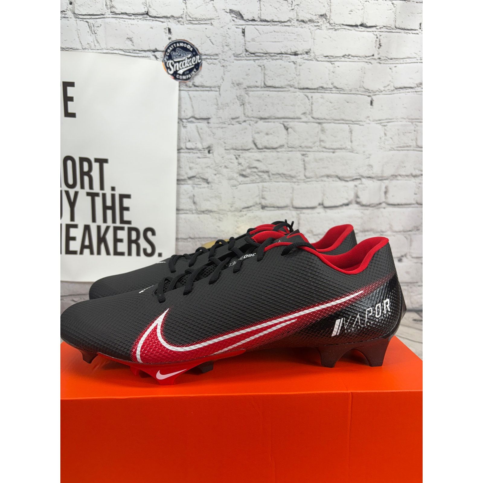Nike Nike Vapor Edge Speed 360 NFL Football Cleats Mens 16 Black Size US 15 / EU 48 - 3 Thumbnail