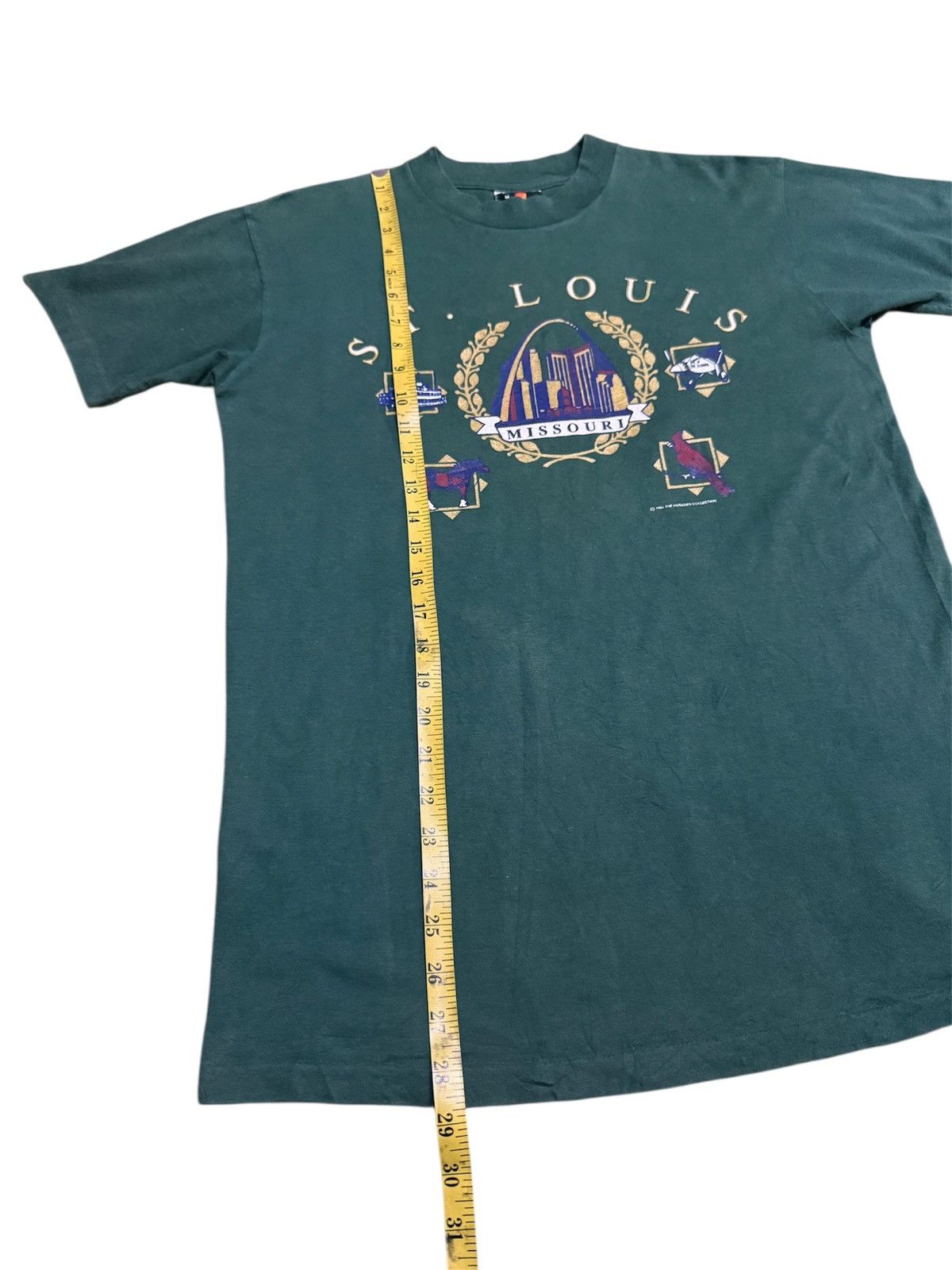 Vintage ST.LOUIS MISSOURI Vintage 1991s T-shirt Size US M / EU 48-50 / 2 - 7 Thumbnail