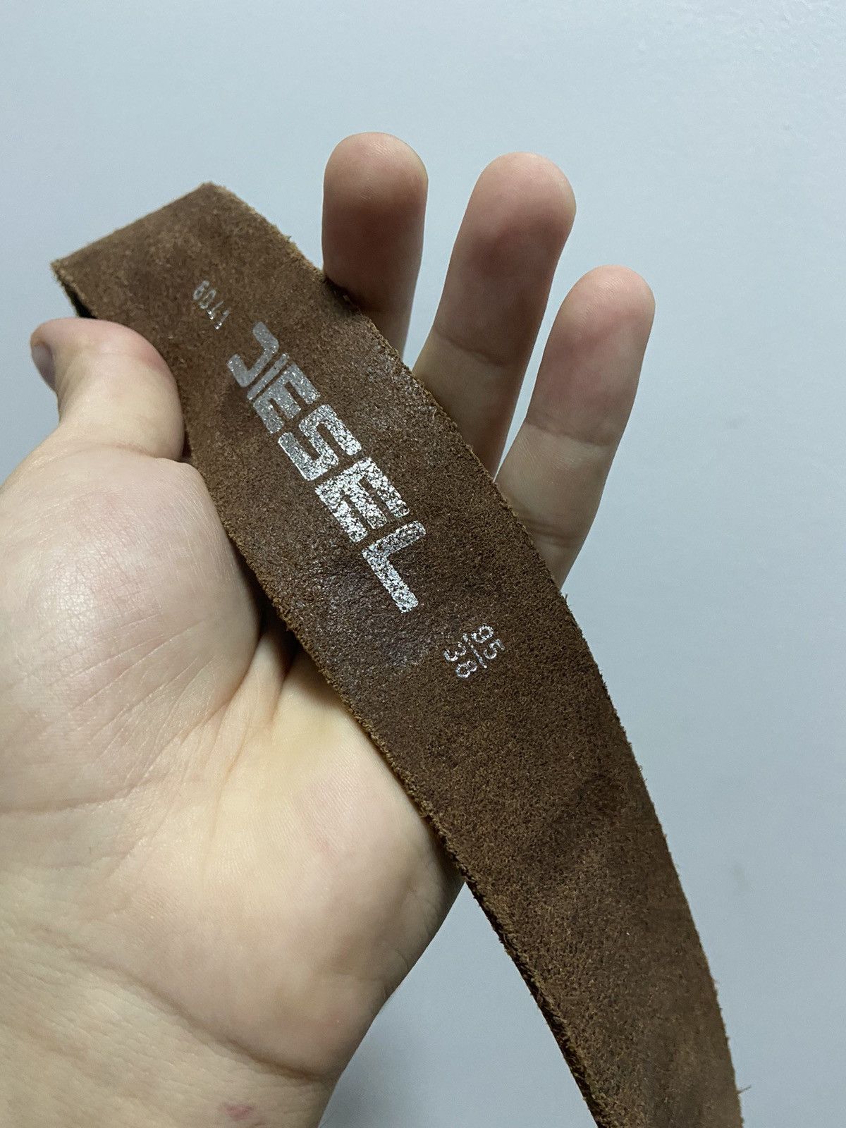 Diesel × Vintage Diesel Belt Vintage big logo leather Size ONE SIZE - 7 Thumbnail