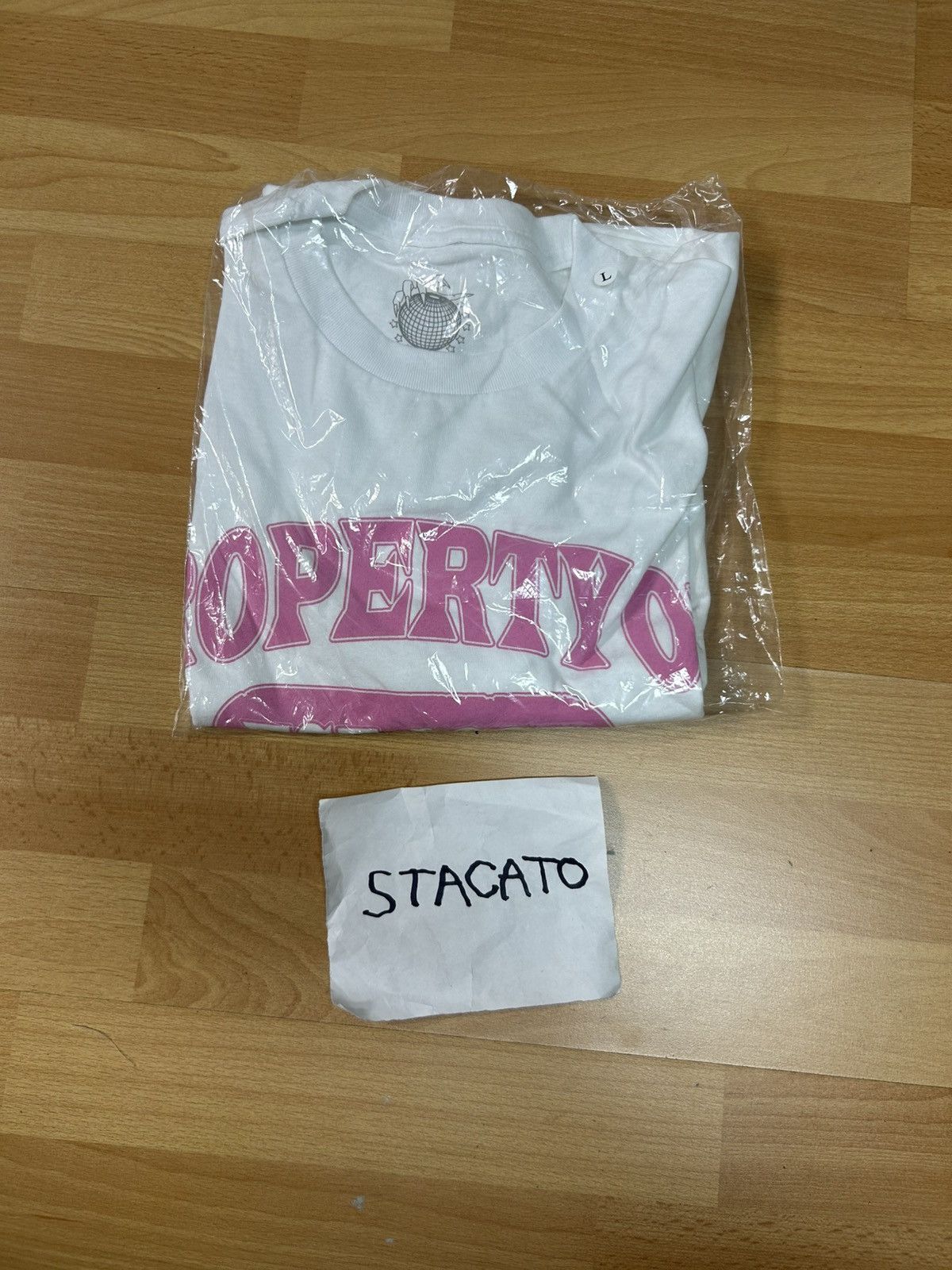 Rap Tees × Vintage $NOT Property Tee White/Pink Large Size US L / EU 52-54 / 3 - 2 Thumbnail