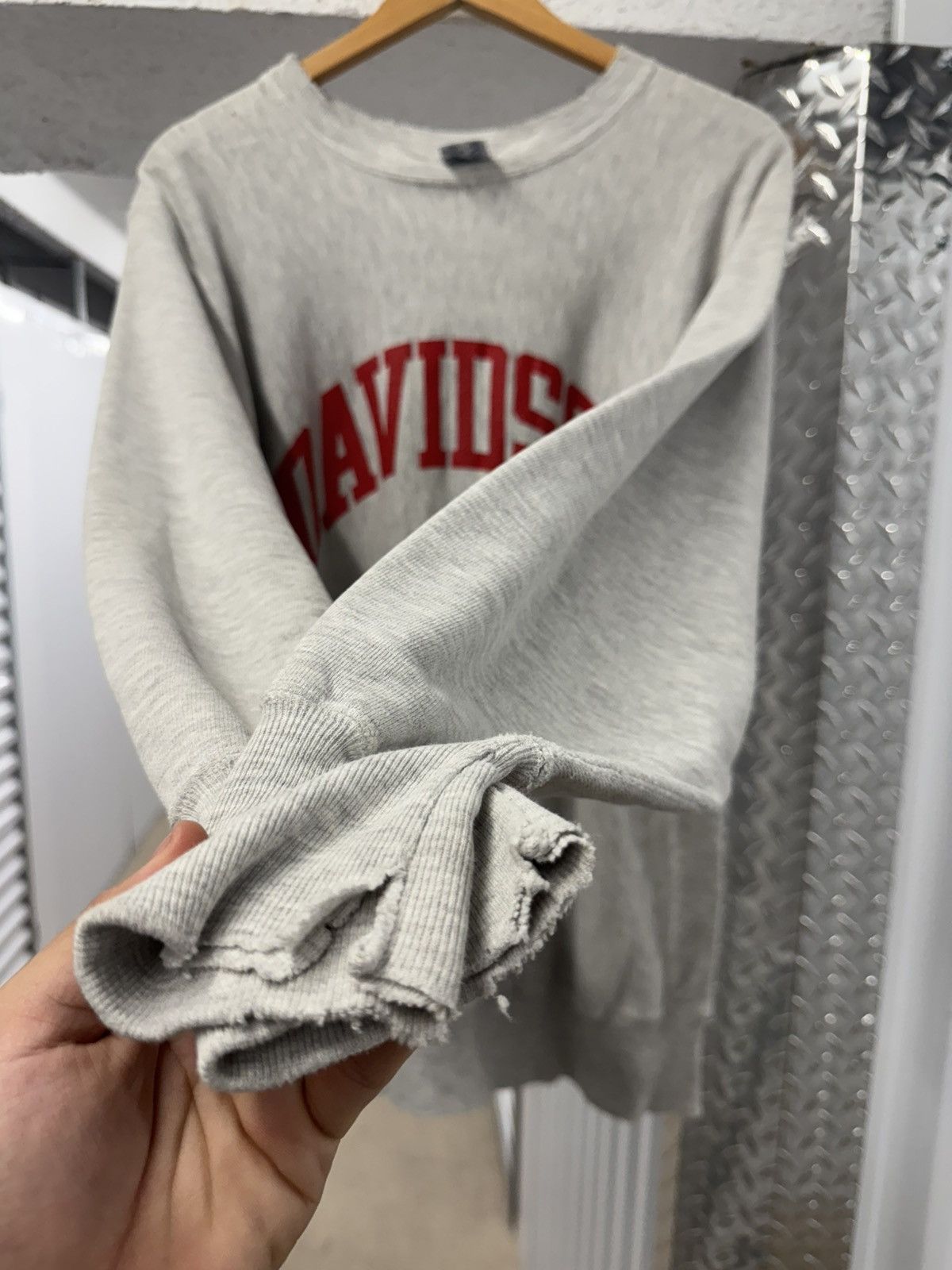 Champion Vintage Davidson College Champion Reverse Weave Size US XL / EU 56 / 4 - 2 Thumbnail