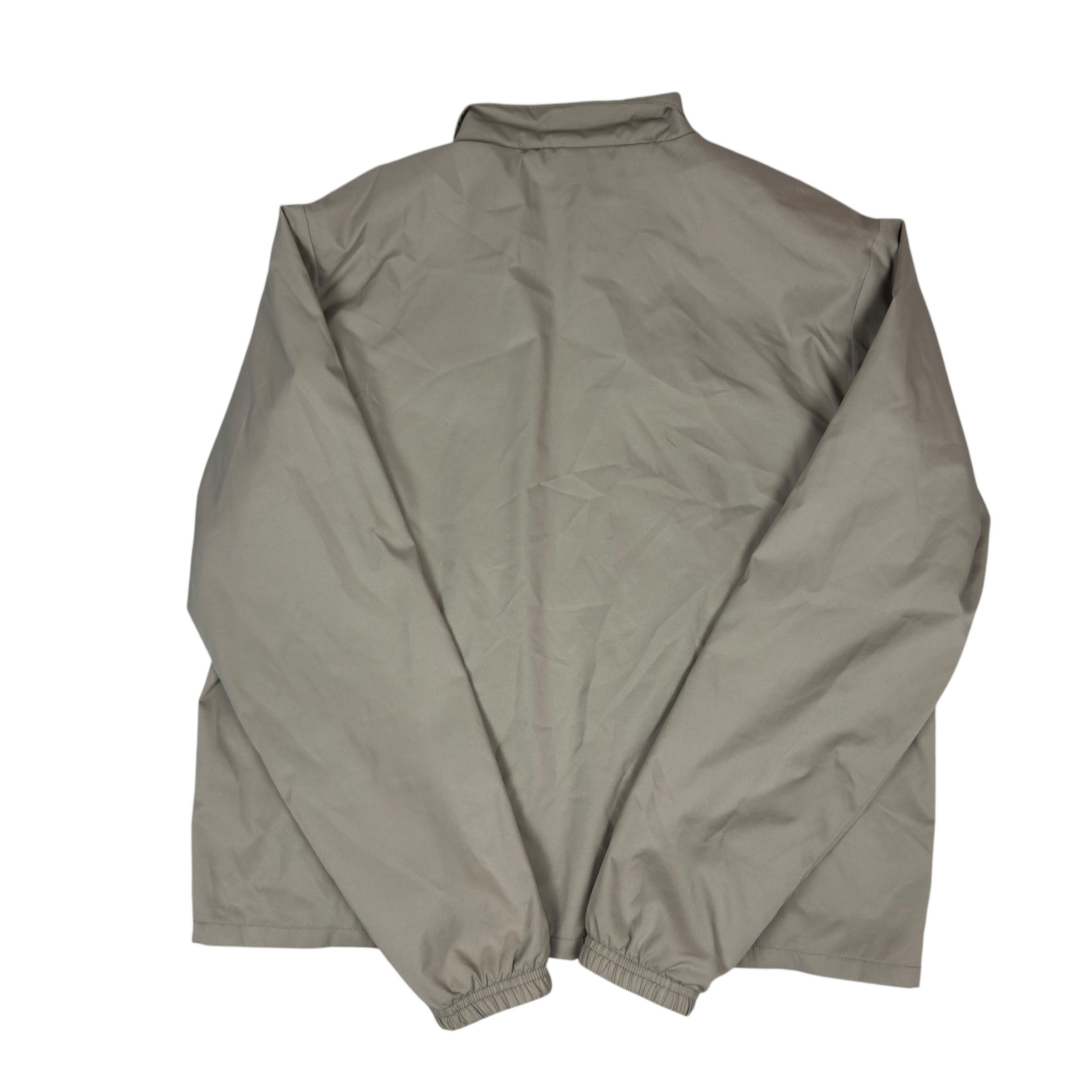 Nike × Vintage Nike Beige Swoosh Full Zip Windbreaker Jacket Medium Size M / US 6-8 / IT 42-44 - 9 Thumbnail