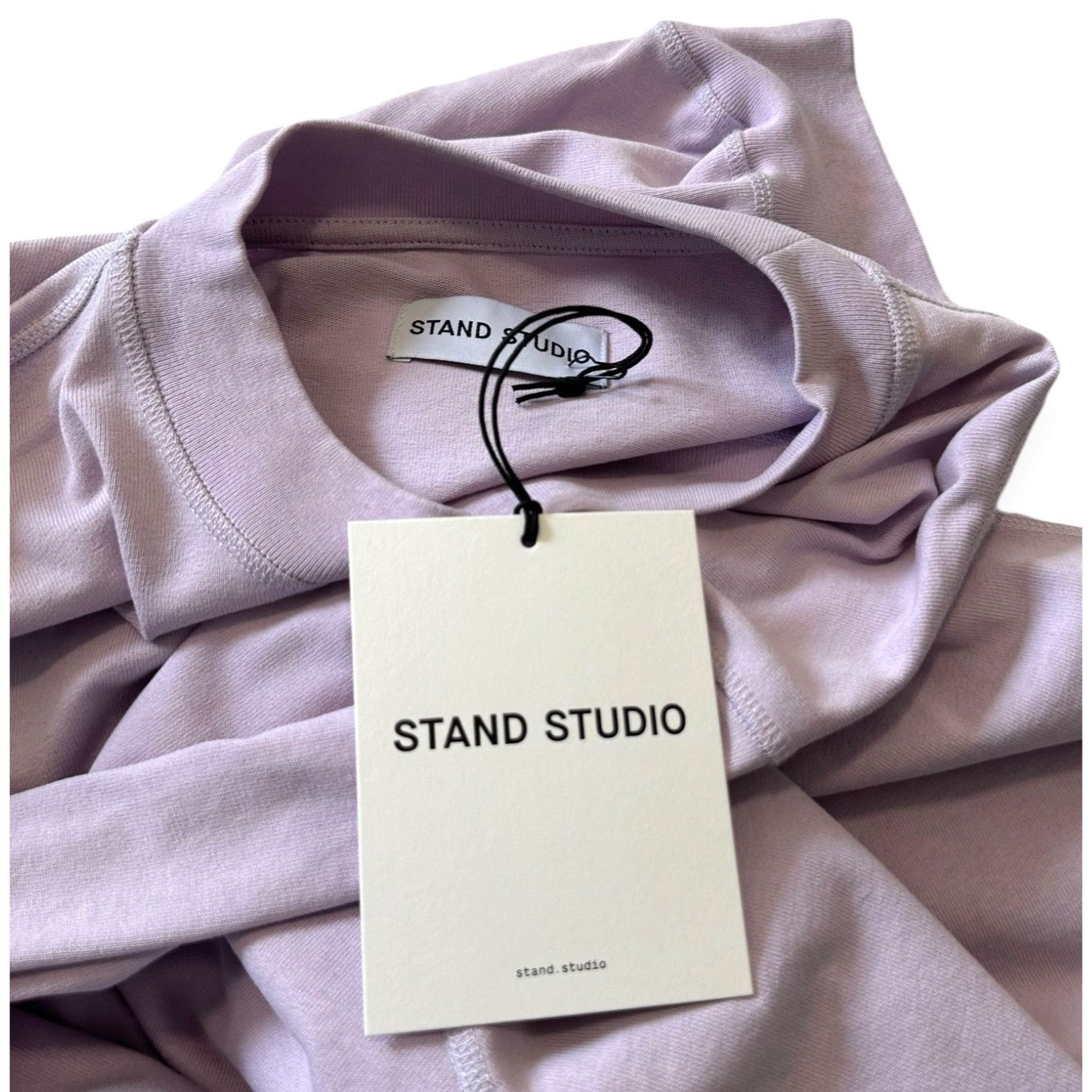 STAND STUDIO Stand Studio SANIA LS TEE, Lavender, Size S, New with tag Size S / US 4 / IT 40 - 3 Thumbnail