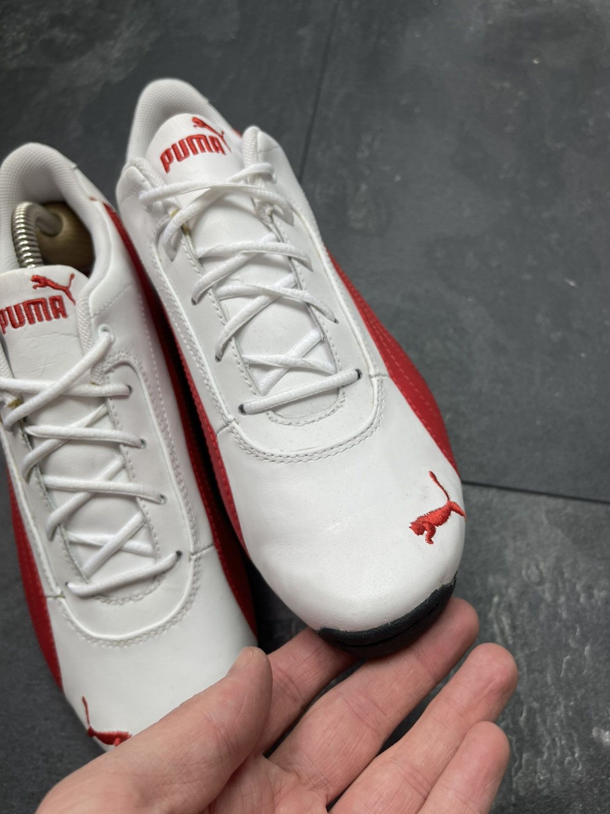 Ferrari × Puma × Vintage Vintage Puma Speedcat Ferrari Racing Suede Y2K Sneakers Size US 5.5 / EU 38 - 7 Thumbnail