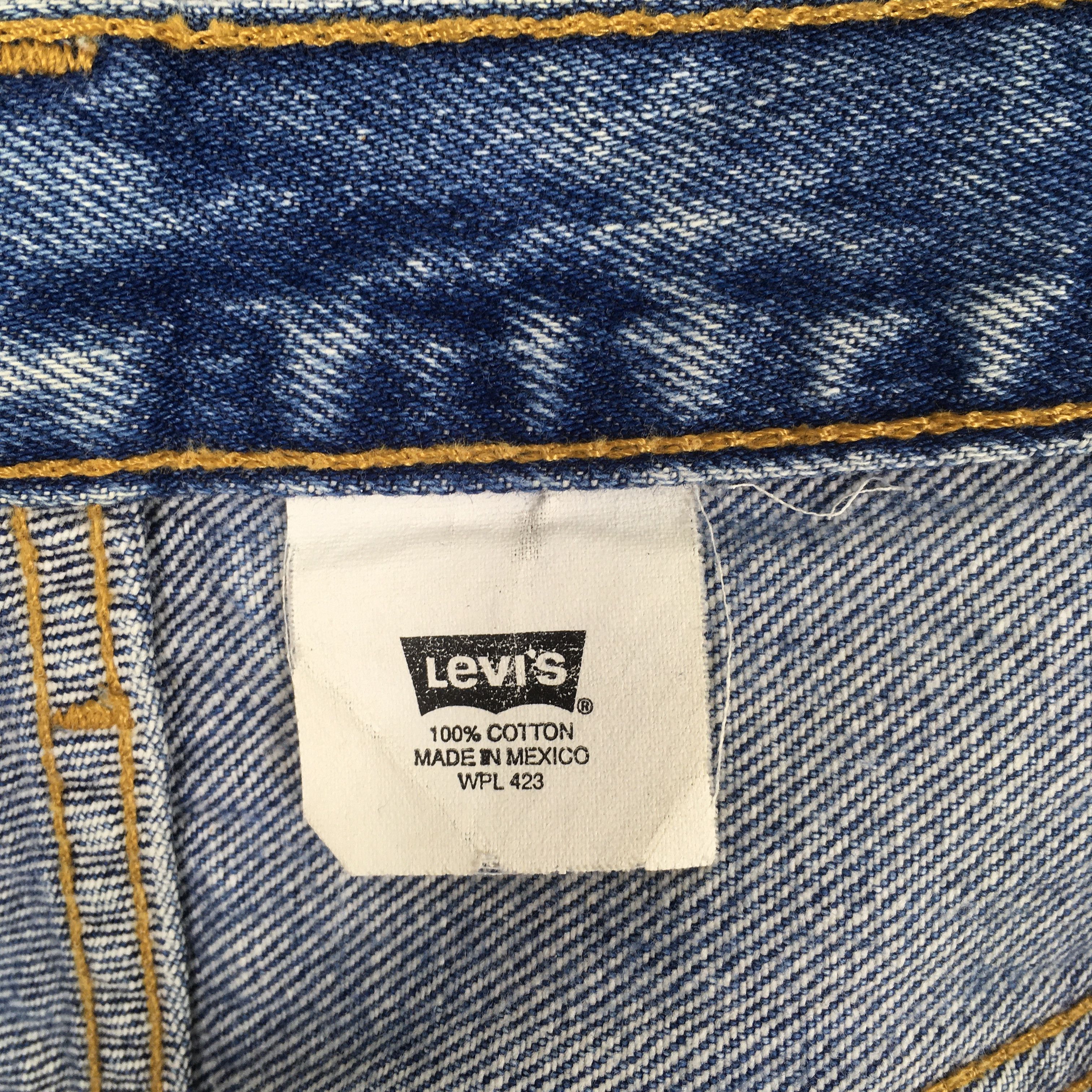 Levi's Size 33x29 Vintage 90s Levi's 501 Distressed Jeans S1351 Size US 33 - 14 Thumbnail