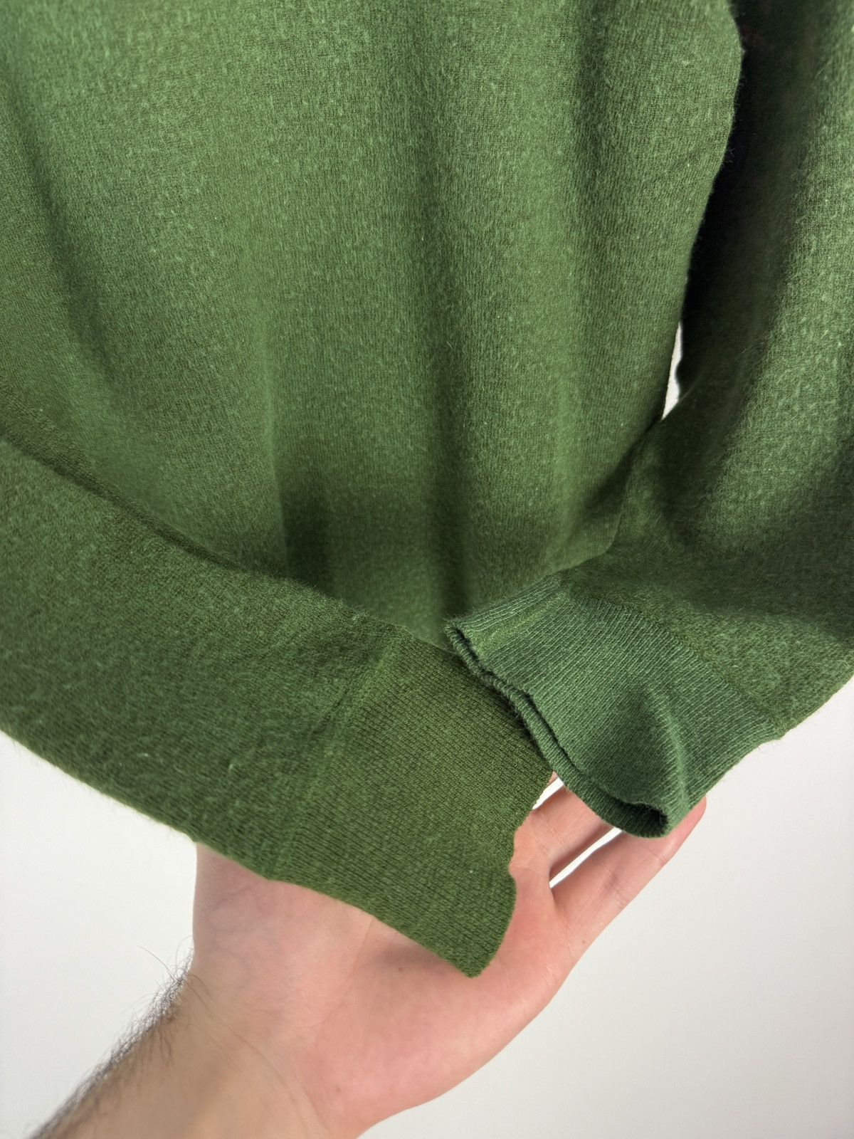 Vintage 1970s Vintage Angoraba Green Wool Blend Thermal Undershirt Size US S / EU 44-46 / 1 - 3 Thumbnail