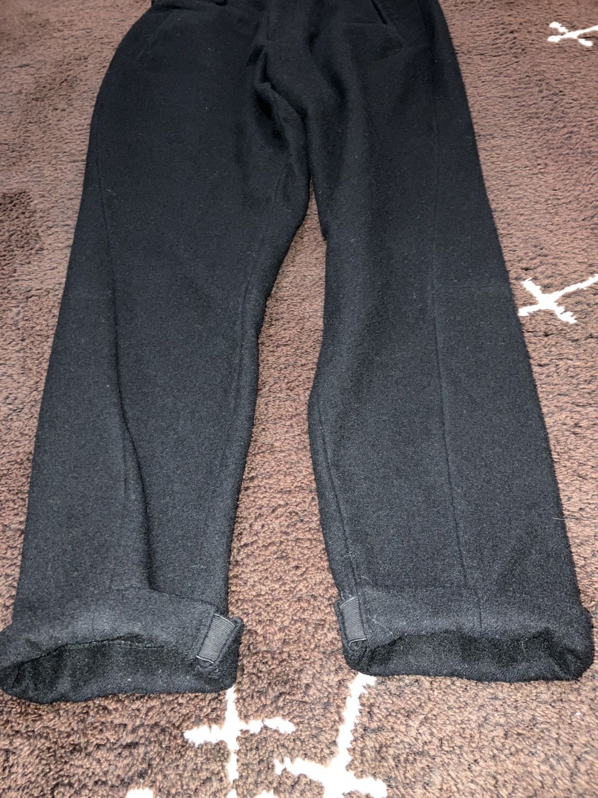 Yohji Yamamoto 90s Pour Homme heavy wool dress pants with sport cuff Size US 33 - 3 Thumbnail