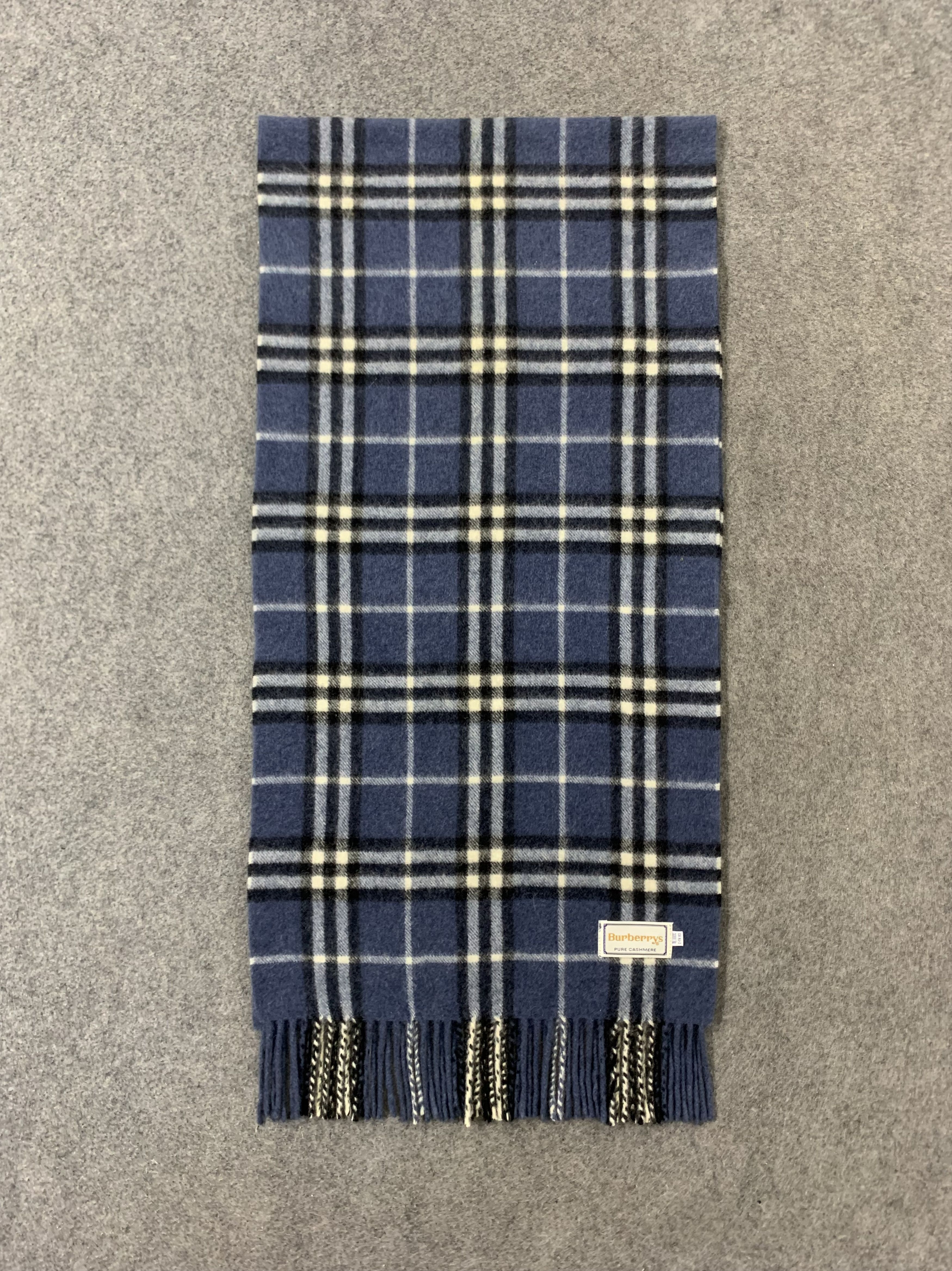 Burberry Burberry Scarf Cashmere Muffler Neck Wrap BL9307 Size ONE SIZE - 2 Thumbnail