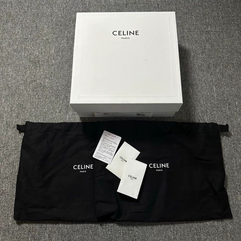 Celine CELINE Logo canvas lace-up sneakers small white booties ca Size US 7.5 / IT 37.5 - 8 Thumbnail