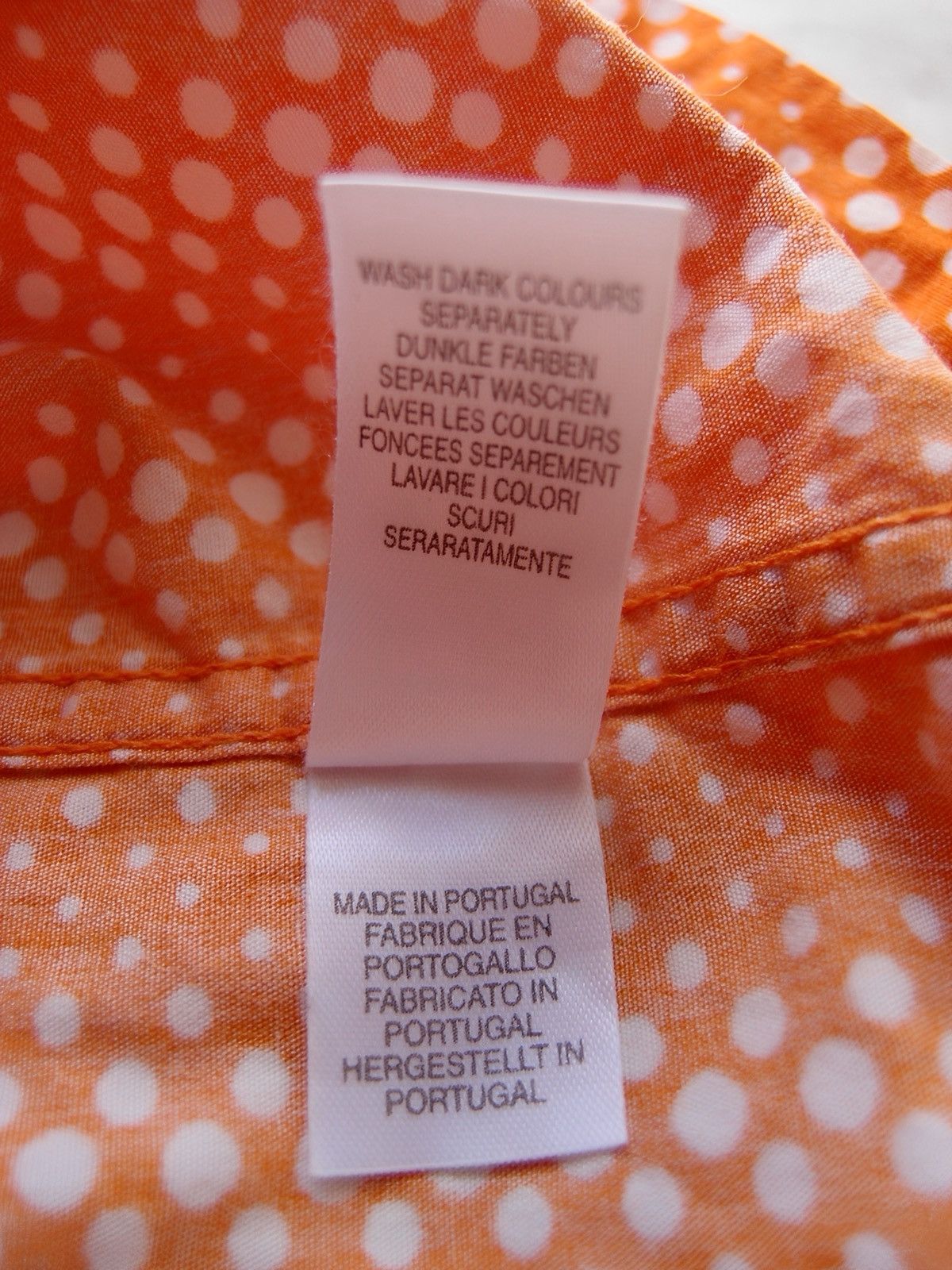 Paul Smith PS Paul Smith Orange Dot Short Sleeve Shirt Made in Portugal Size US S / EU 44-46 / 1 - 7 Thumbnail