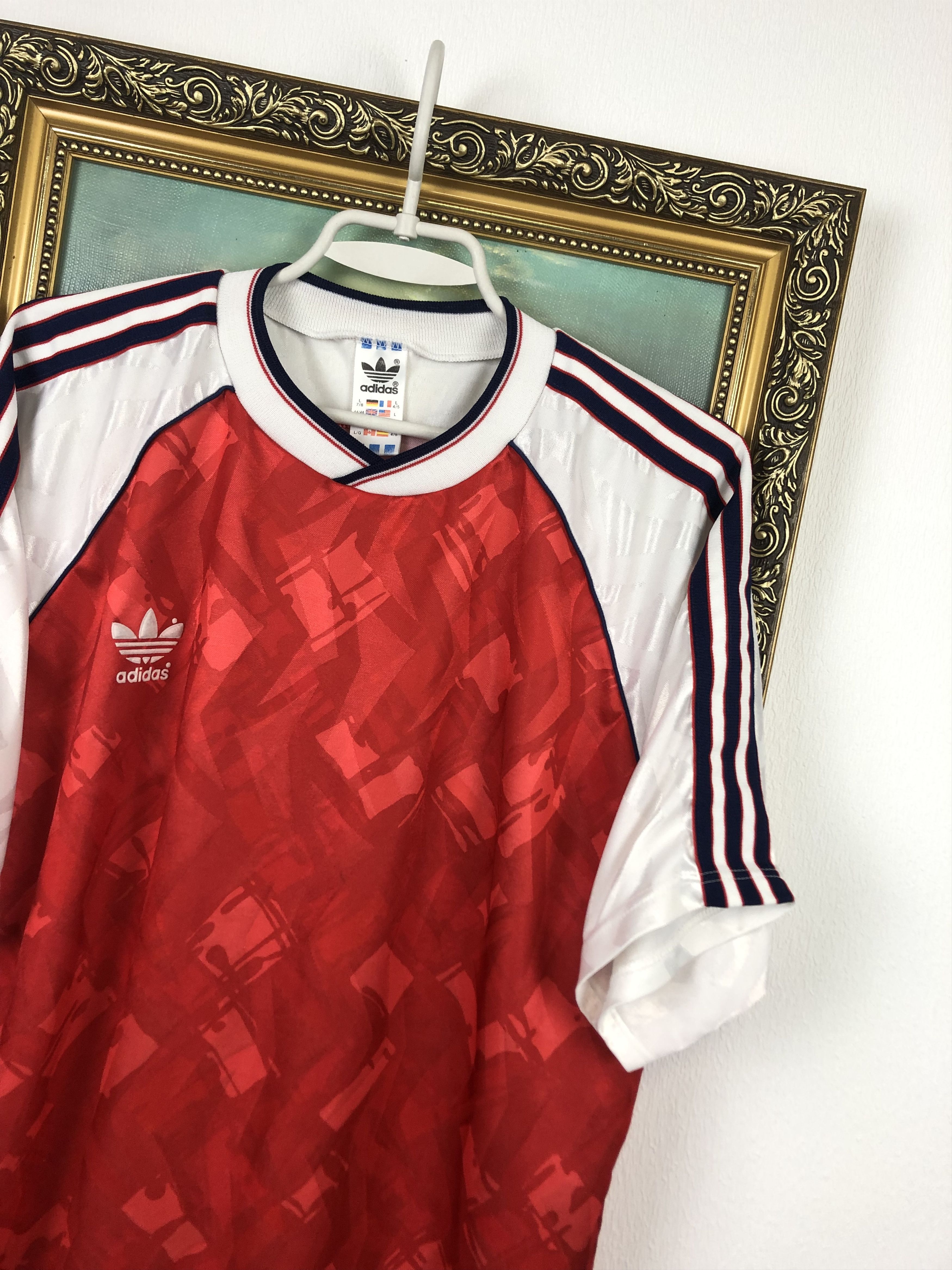 Adidas Vintage Arsenal London Gunner Template Football Shirt Jersey Size US L / EU 52-54 / 3 - 4 Thumbnail