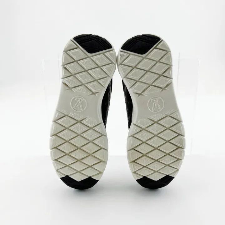 Louis Vuitton Louis Vuitton Black Low-Top Running Sneakers -2508 Size US 10 / EU 43 - 4 Thumbnail