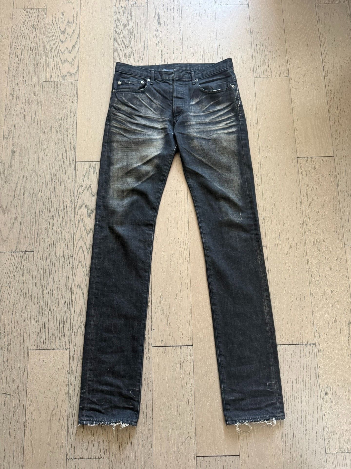 Dior AW05 Coated Clawmark Corduroy Jeans 19cm sz. 29 | Grailed