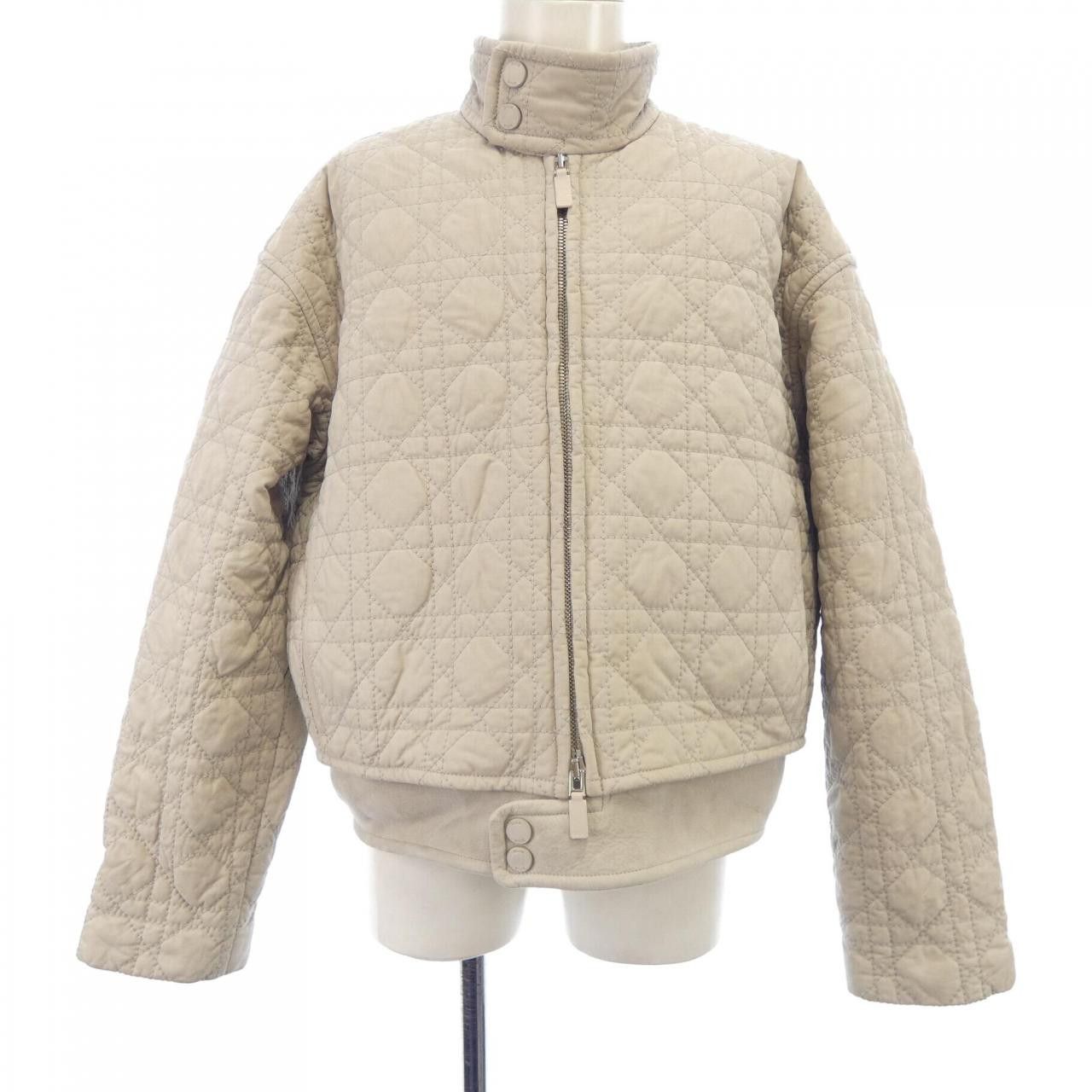 Dior Dior Leather Shearling Jacket Leather Outerwear 313L413A0670 DUTY FREE for USA