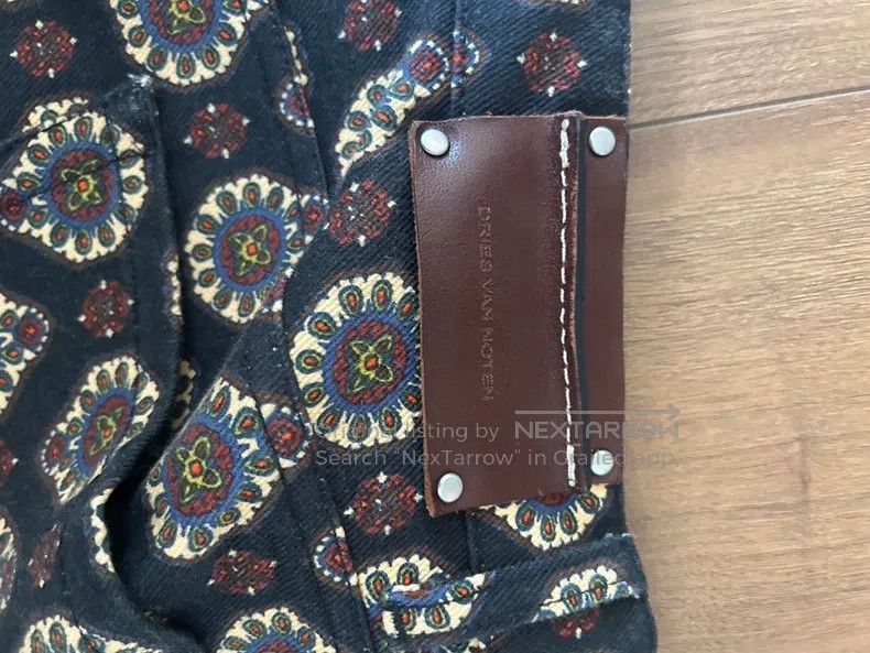 Dries Van Noten Dries Van Noten Patterned Trousers Size 31" - 3 Thumbnail