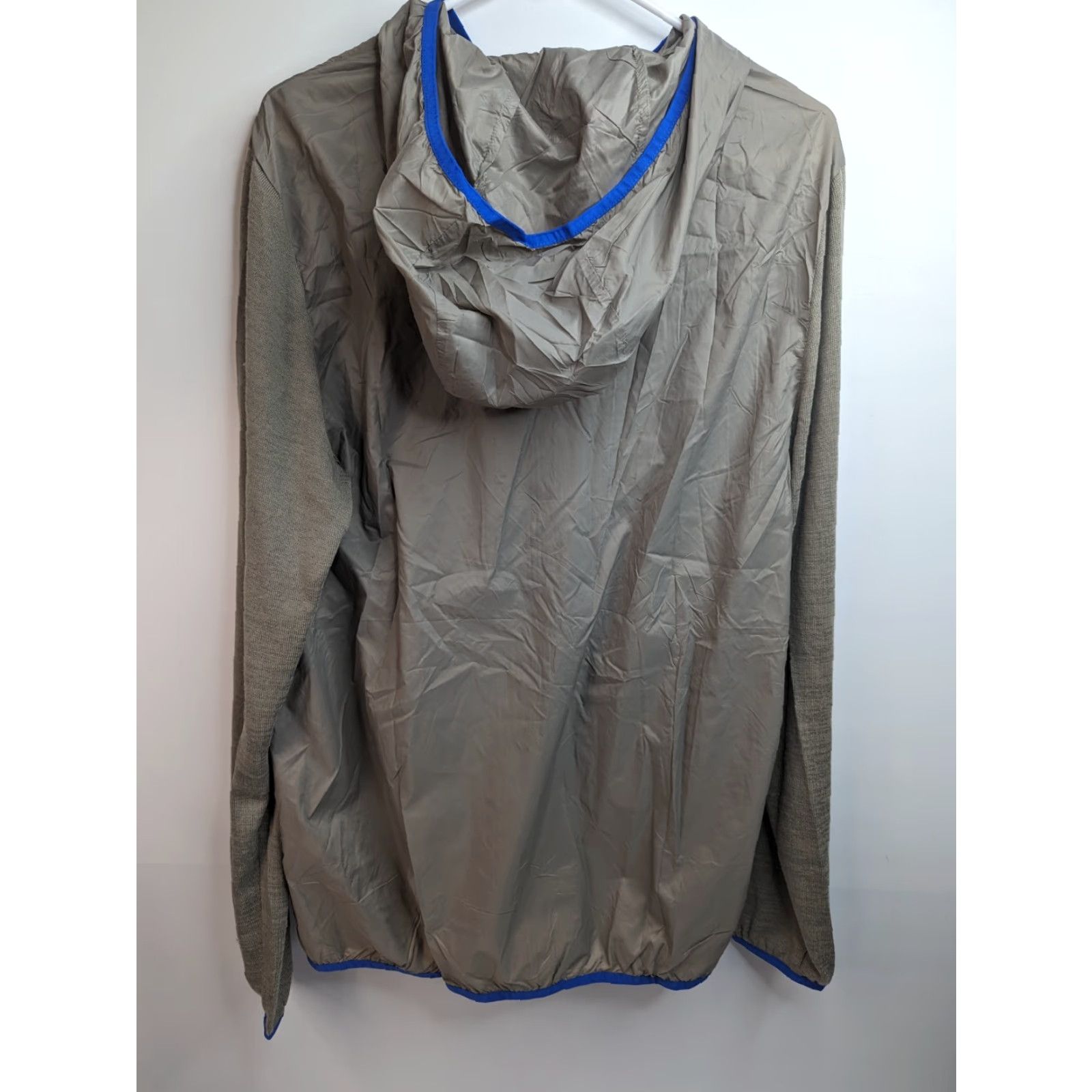 Vintage Five Four Potter Windbreaker Sand Khaki Jacket L Hooded Very Light Mens Regular Size Large Zip Size US L / EU 52-54 / 3 - 3 Thumbnail