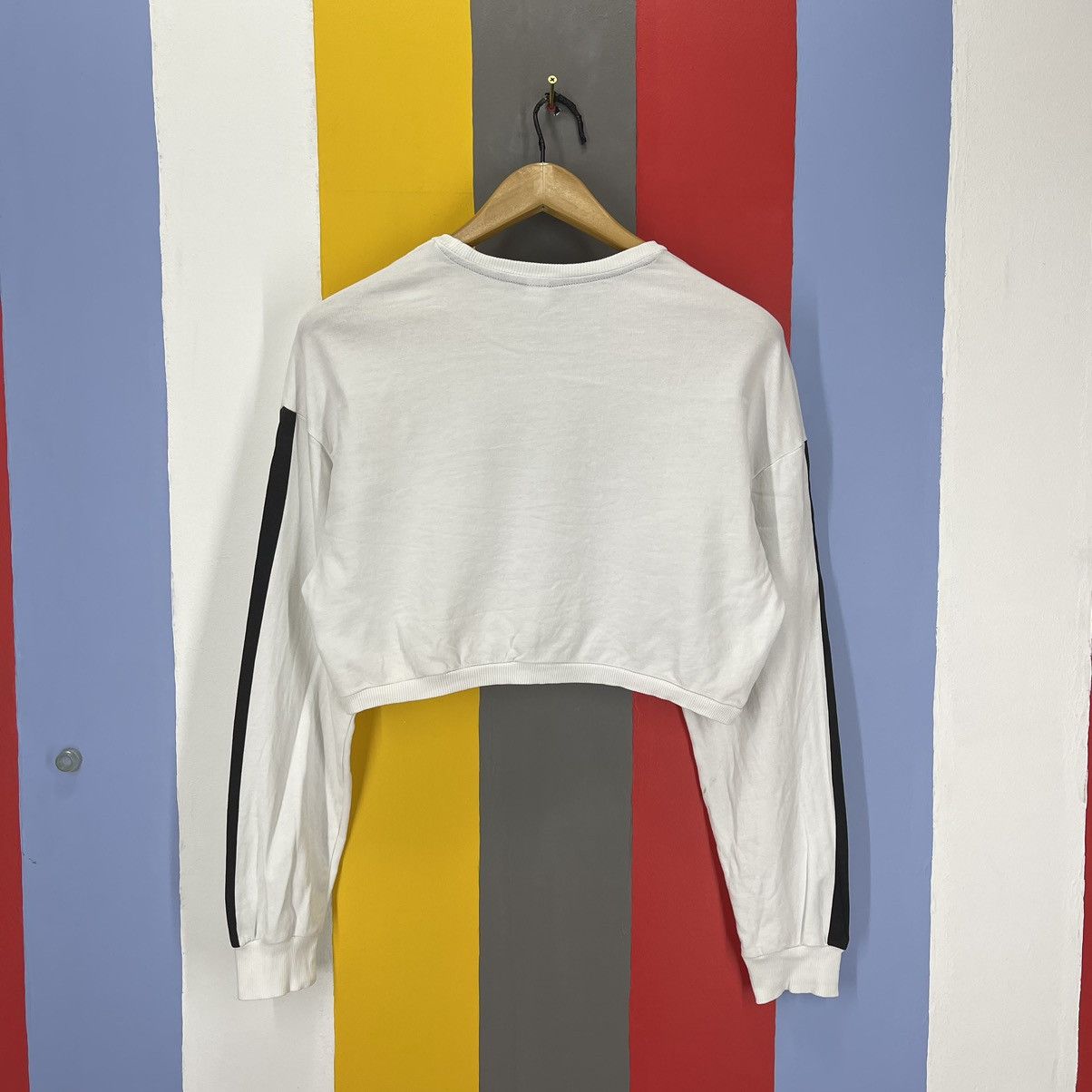 Divided NASA Crop Top Crew Neck T Shirt #1412/AW Size M / US 6-8 / IT 42-44 - 8 Thumbnail